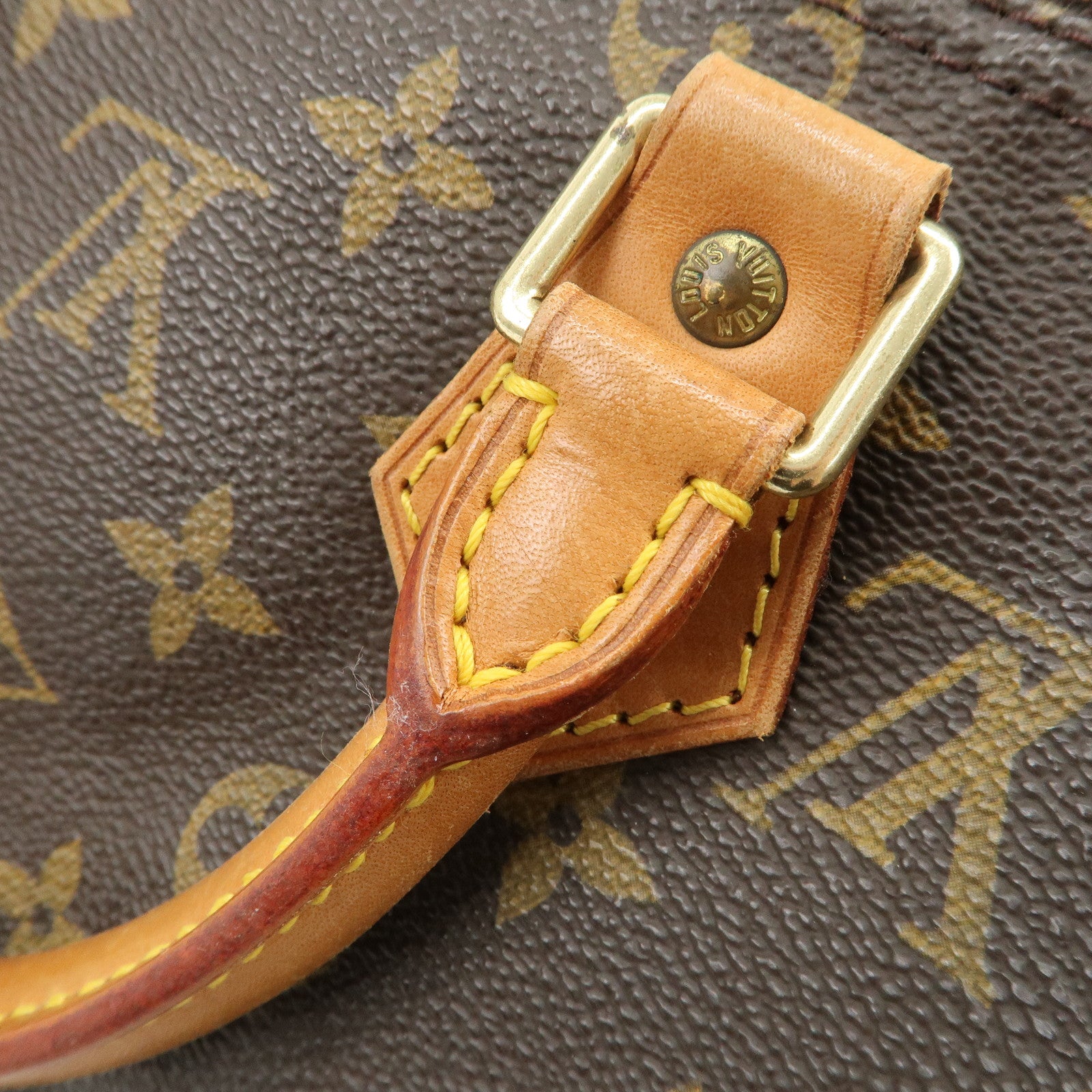 Louis Vuitton Monogram Speedy 25 Boston Bag Hand Bag Brown M41528