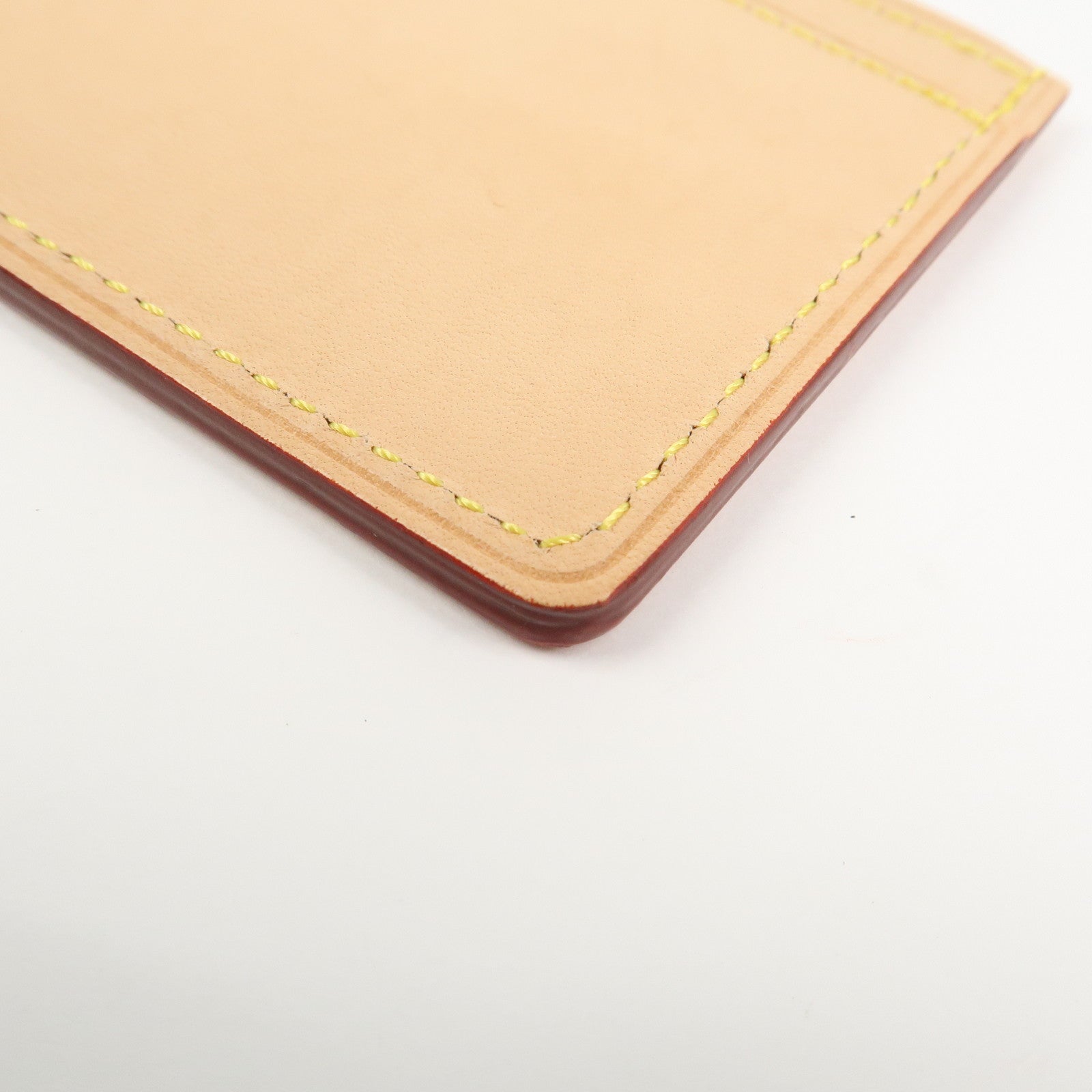 Louis Vuitton Nume Leather Card Case Card Holder Natural