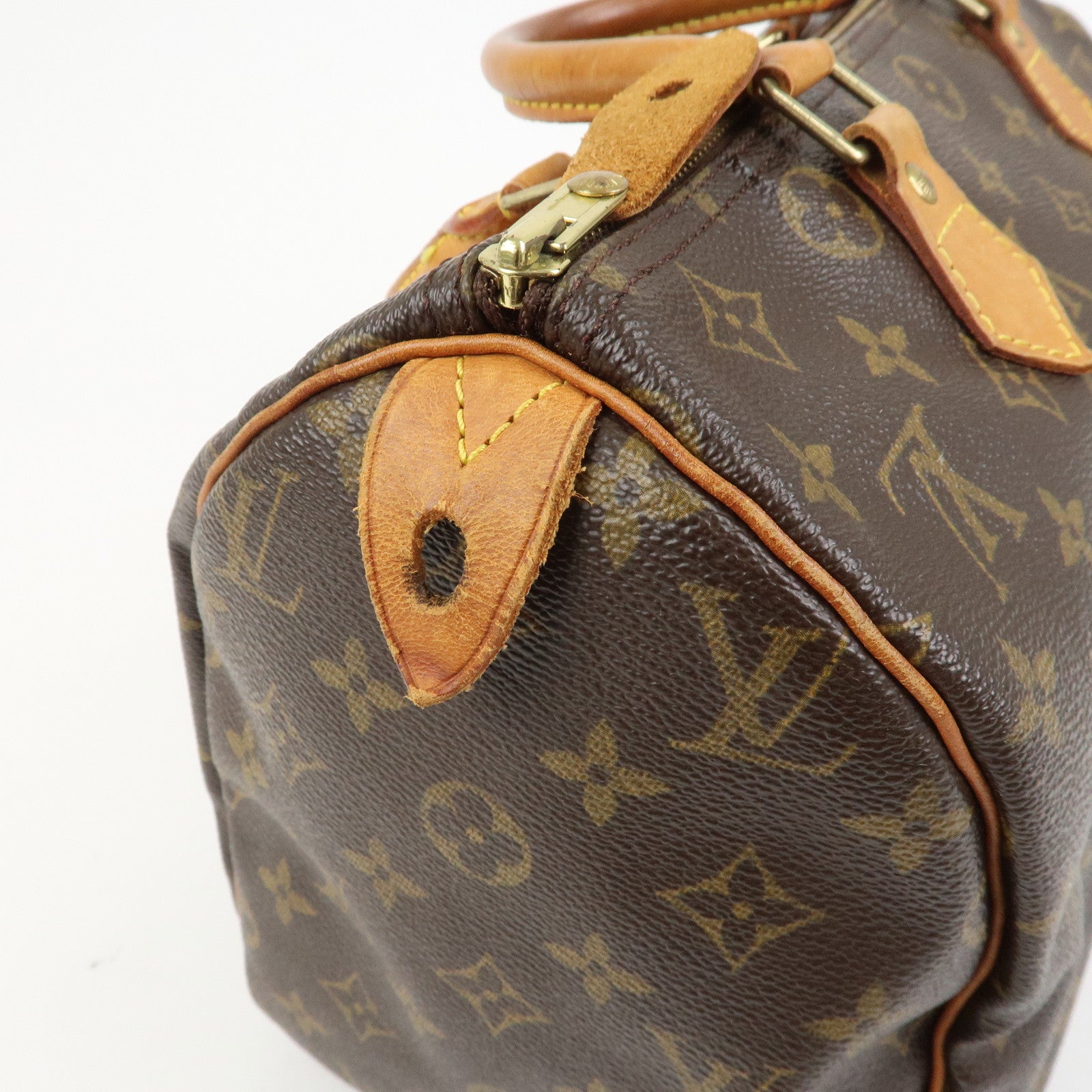 Louis Vuitton Monogram Speedy 30 Boston Bag Hand Bag Brown M41526