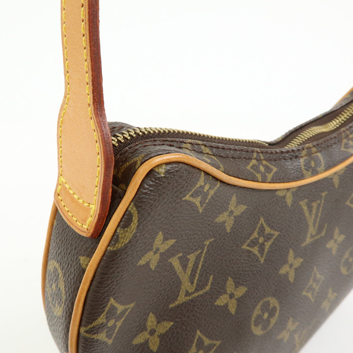 Louis Vuitton Monogram Pochette Croissant Shoulder Hand Bag M51510