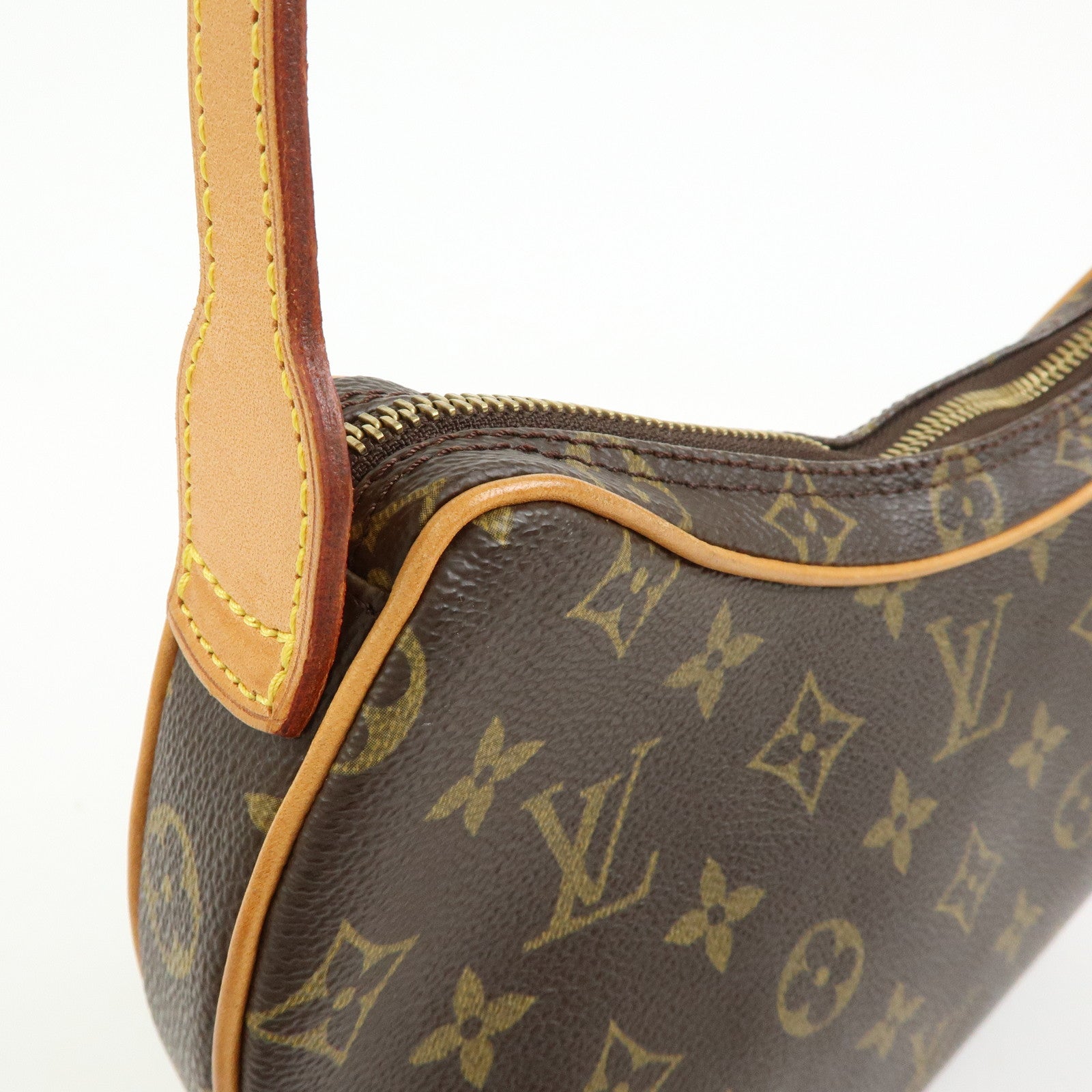 Louis Vuitton Monogram Pochette Croissant Shoulder Hand Bag M51510