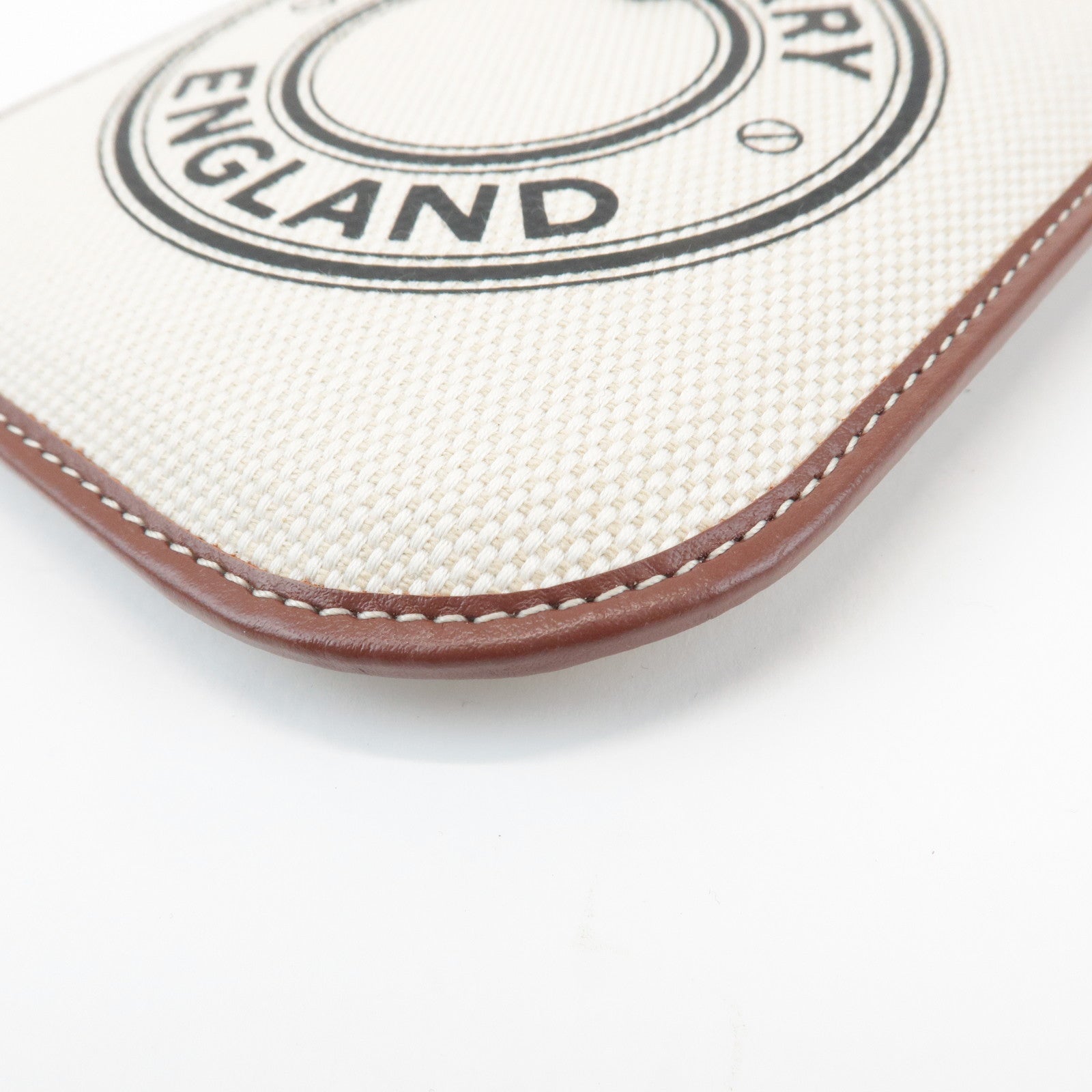 BURBERRY ANNE Phone CB Canvas Leather Smart Phone Shoulder Bag