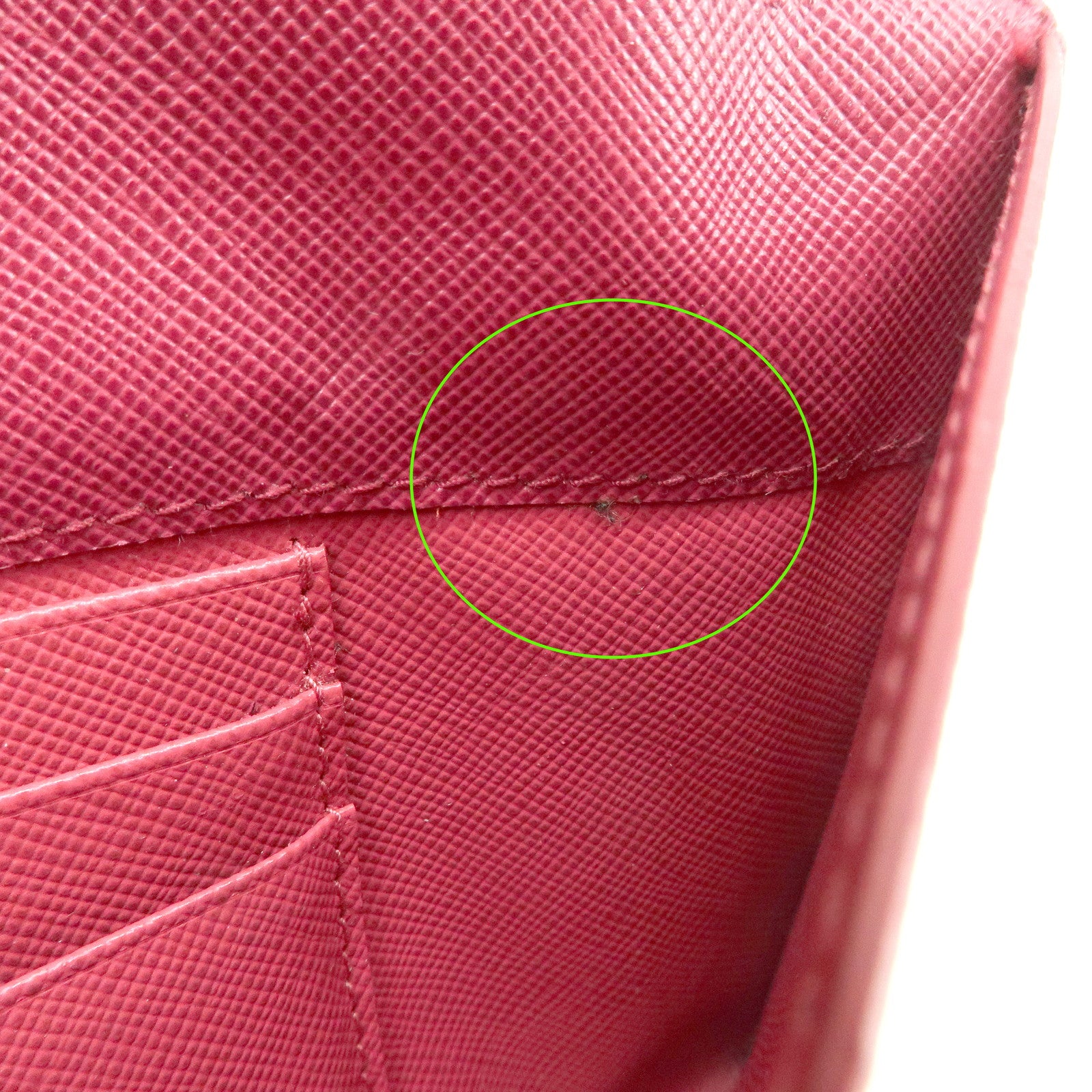 PRADA Saffiano Leather Pouch Document Folder Wallet Pink 1MF003