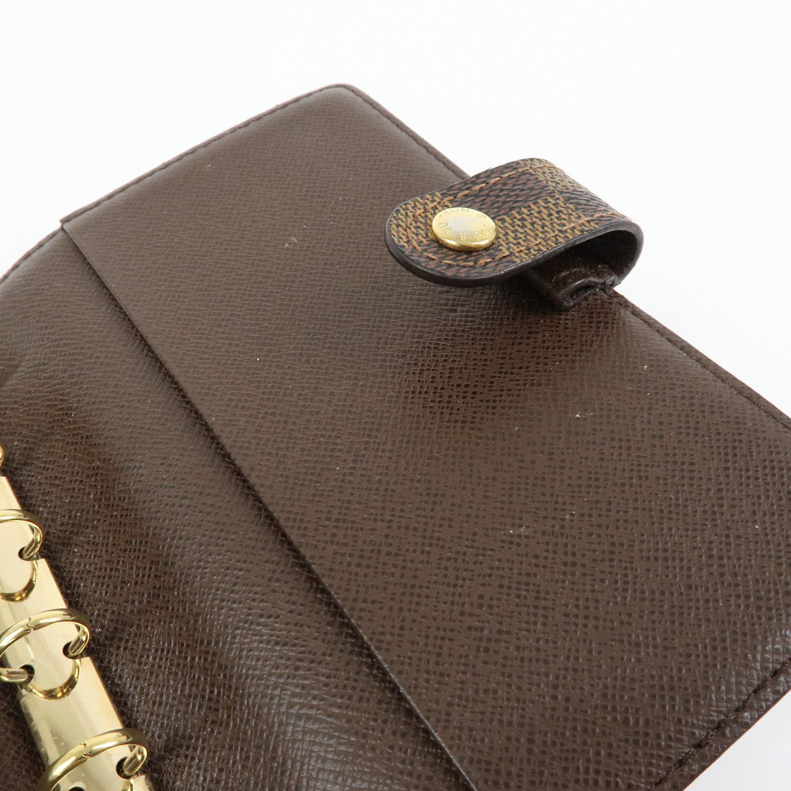 Louis Vuitton Damier Agenda PM Planner Cover Brown R20700