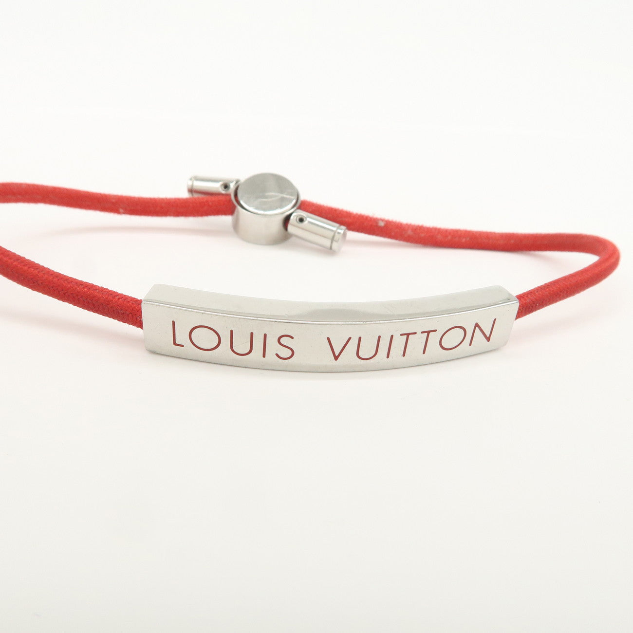 Louis Vuitton Bracelet LV Space Red Silver M00274