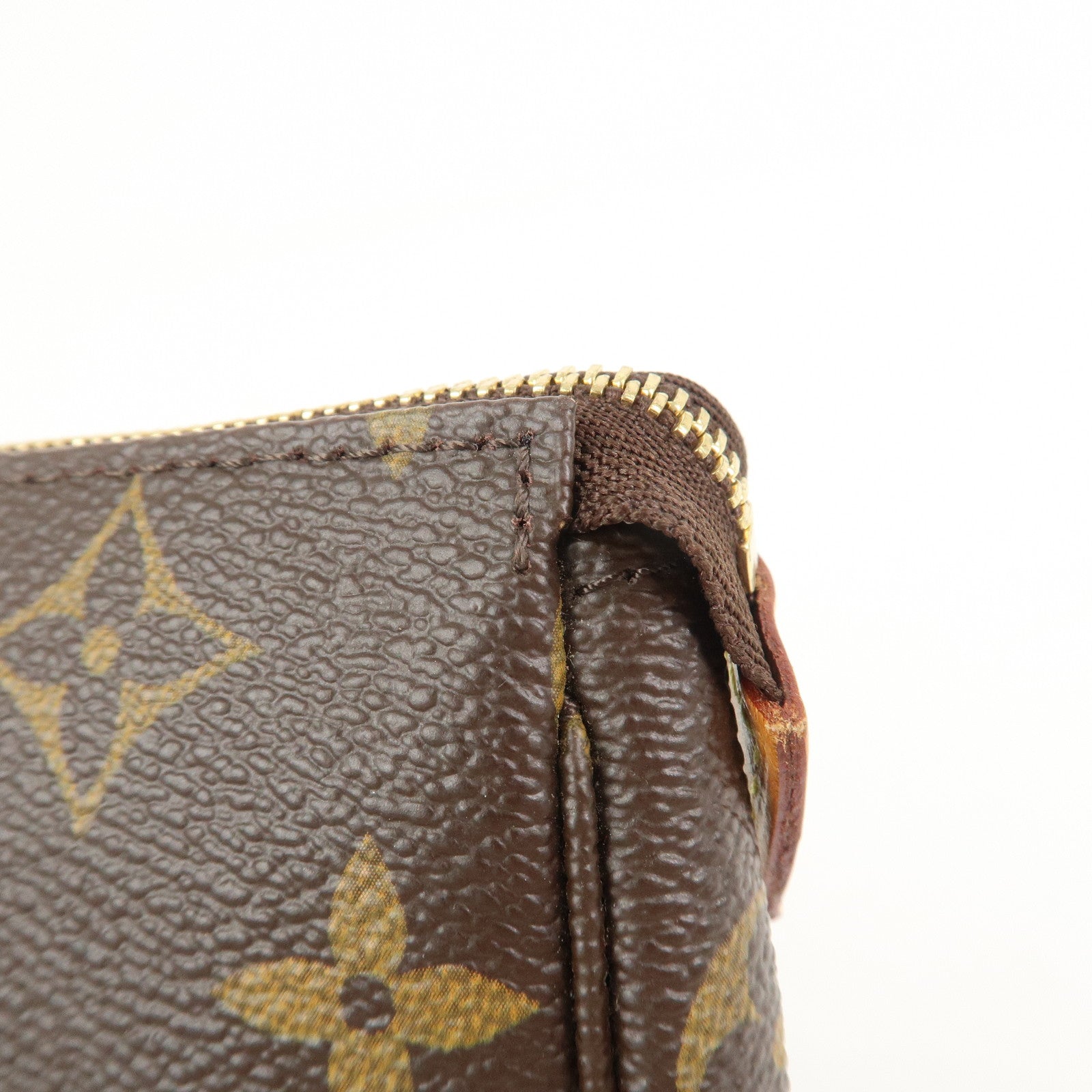 Louis Vuitton Monogram Mini Pochette Accessoires Hand Bag M58009