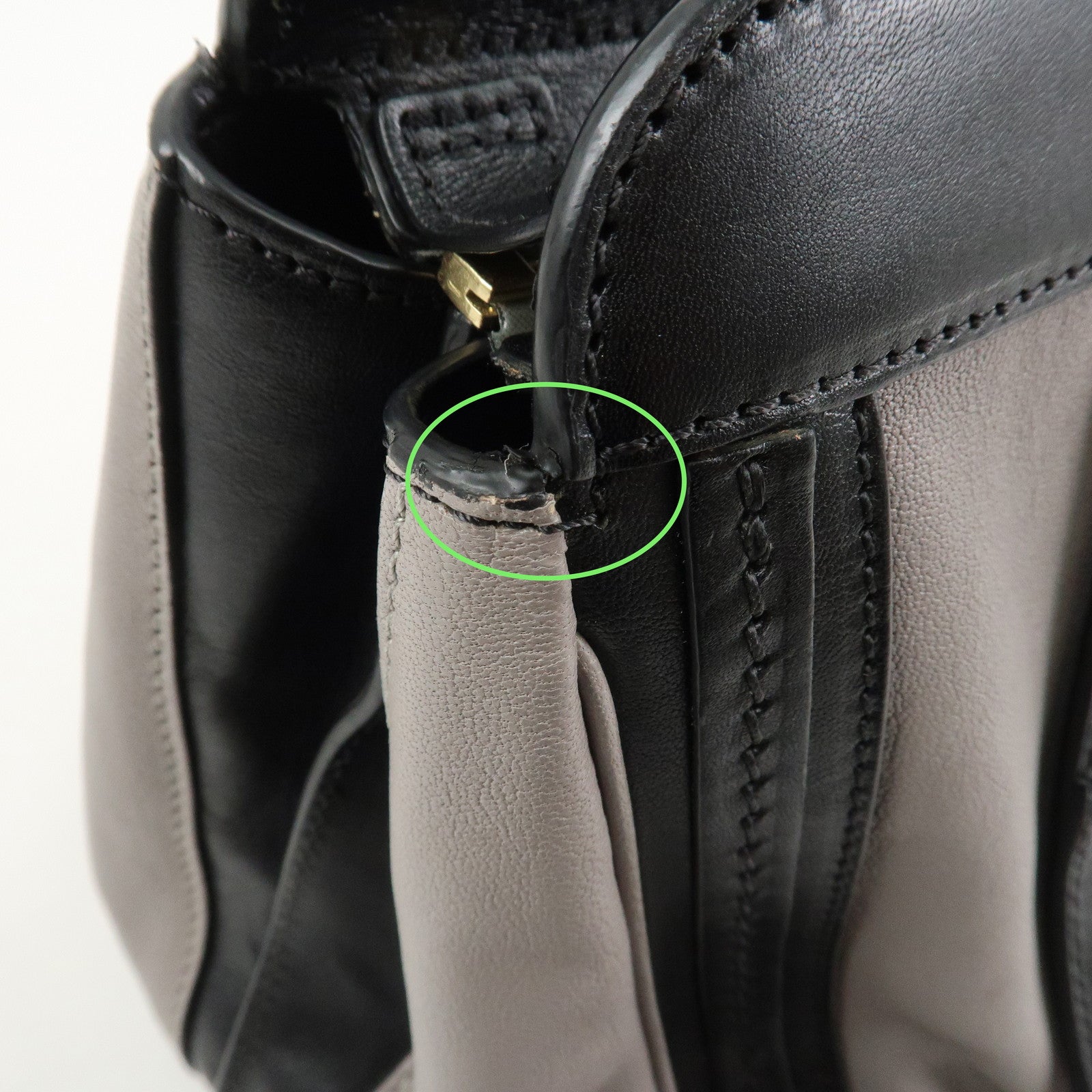 Chloe Leather Alice Bag 2Way Shoulder Hand Bag Black 04-13-50-65