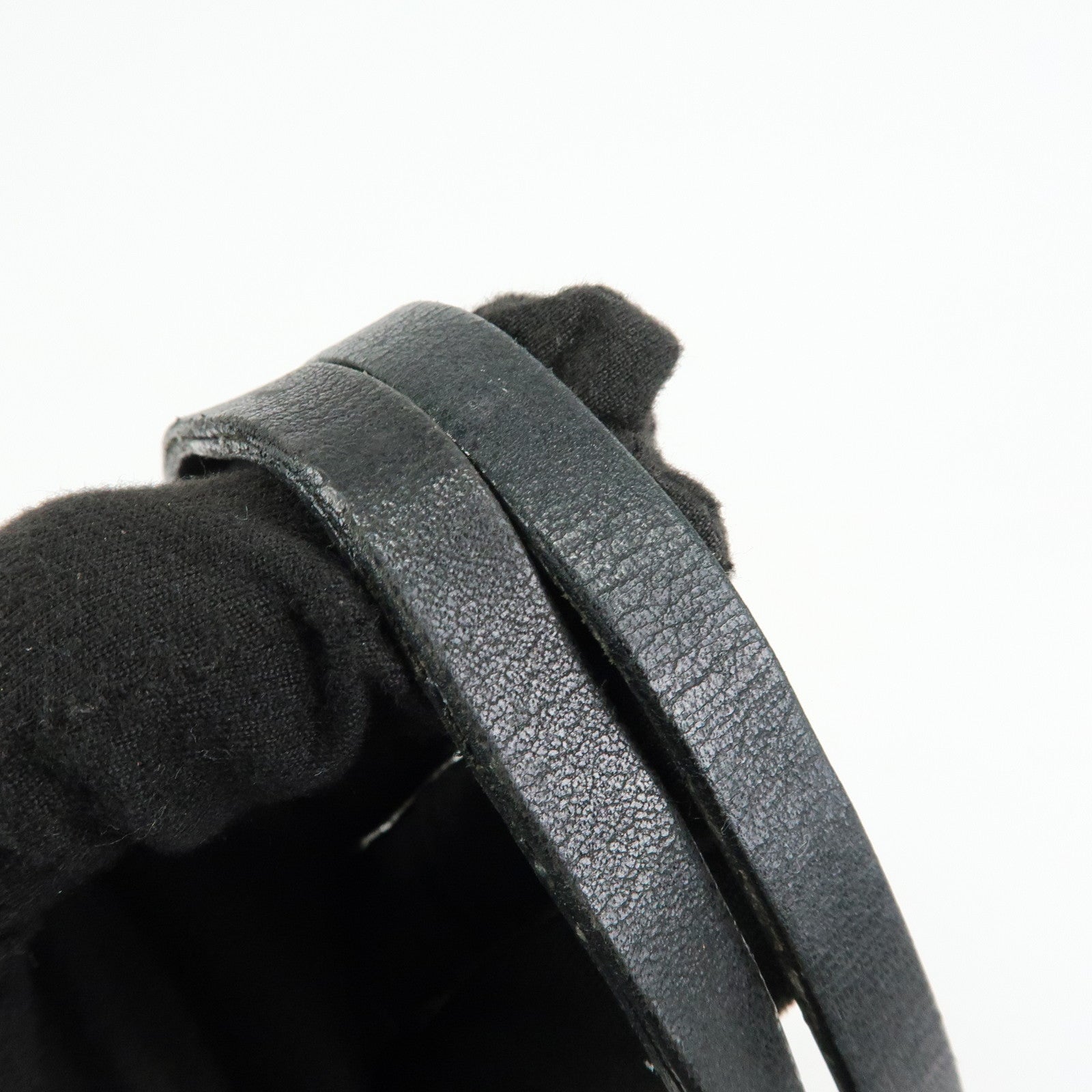 FENDI Zucchino Canvas Leather Tote Shoulder Bag Brown Black 8BH023