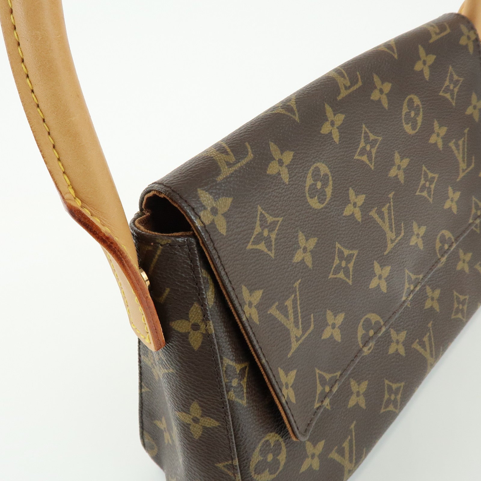 Louis Vuitton Monogram Mini Looping Shoulder Bag Brown M51147