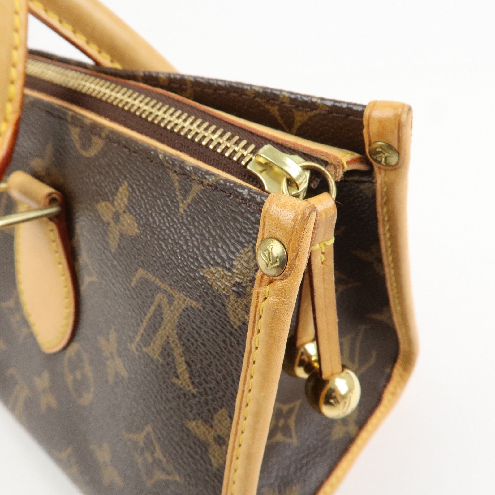 Louis Vuitton Monogram Popincourt Hand Bag Brown M40009