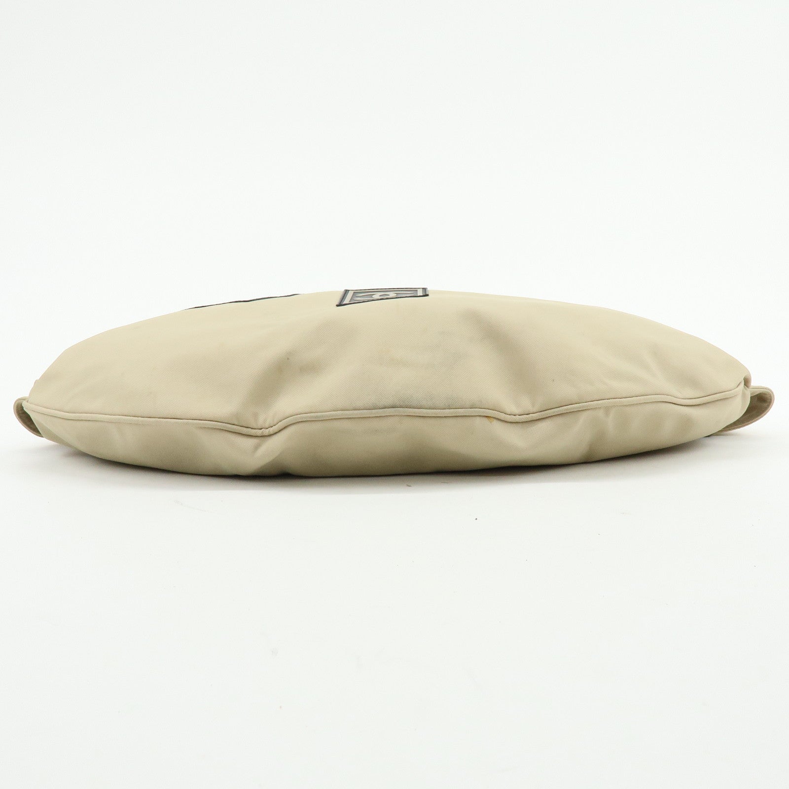 CHANEL Sports Line Nylon Banana Bag Waist Bag Crossbody Bag Beige