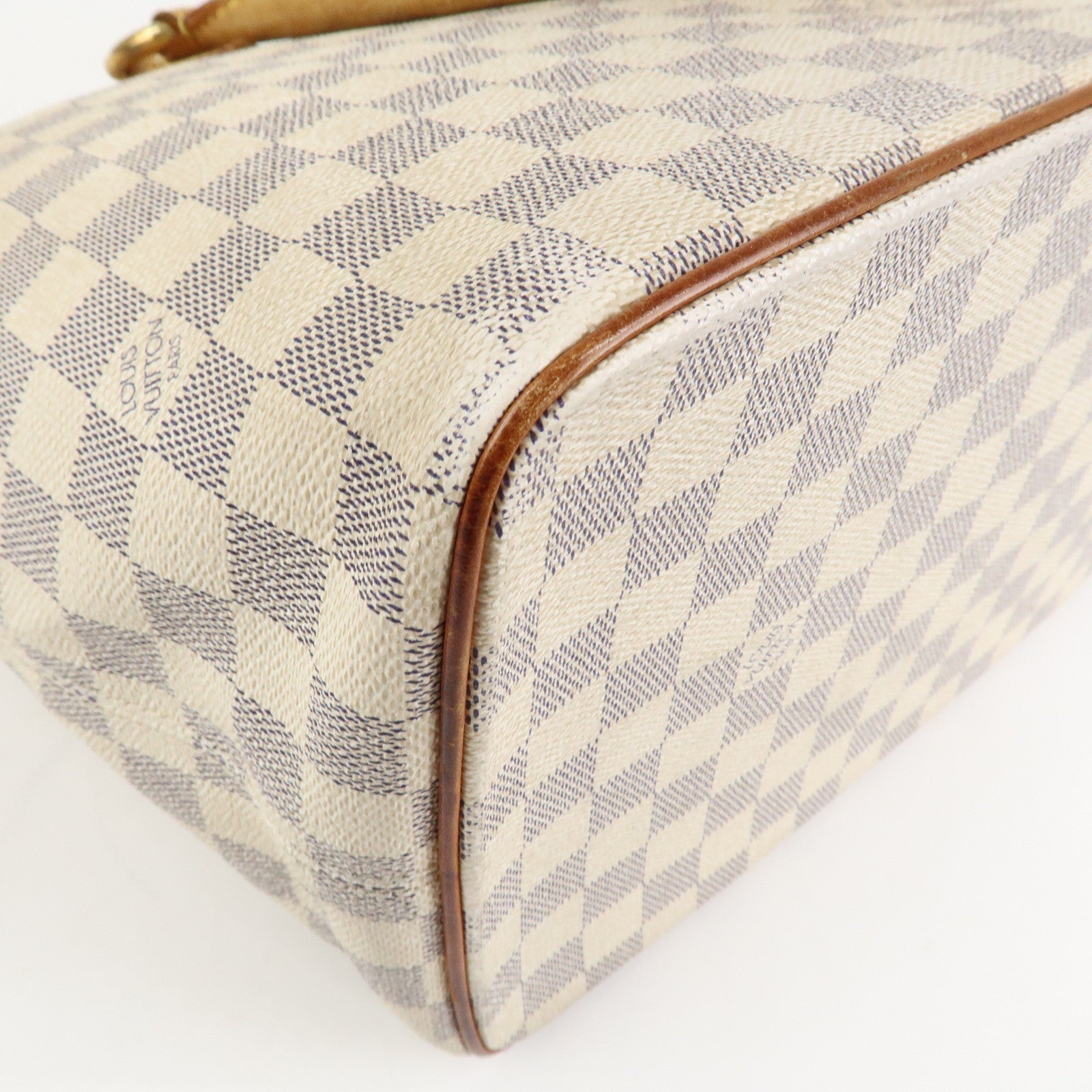 Louis Vuitton Damier Azur Saleya PM Tote Bag Hand Bag N51186