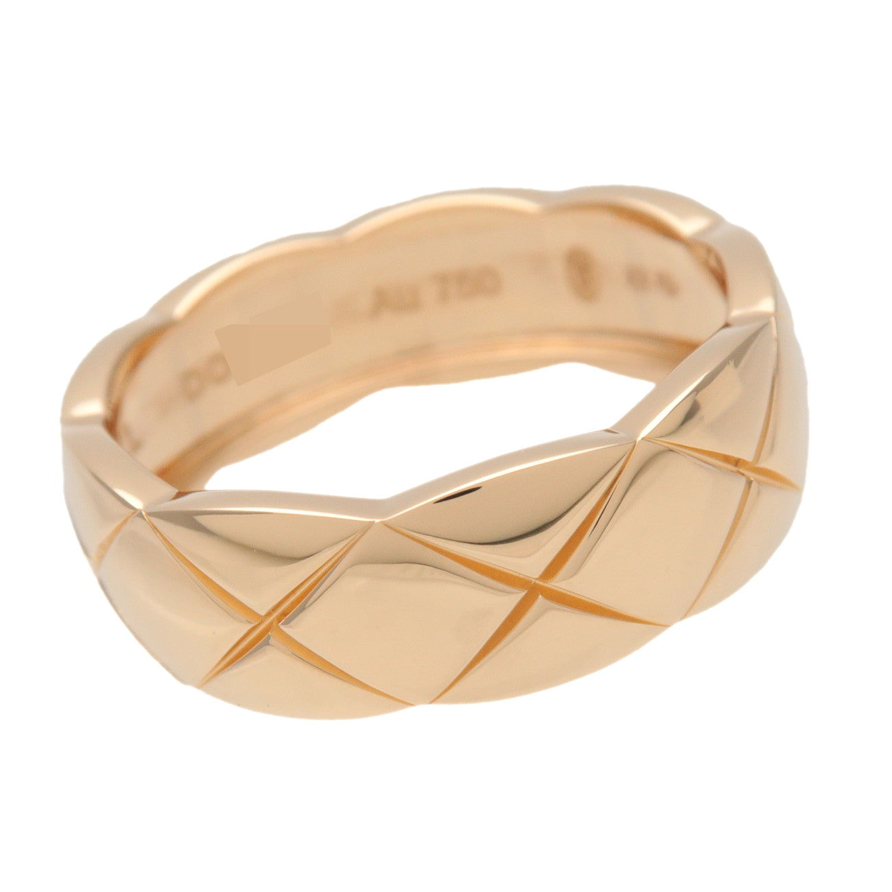 CHANEL COCO Crush Ring Medium 750YG Yellow Gold #56 US7.5 J10571