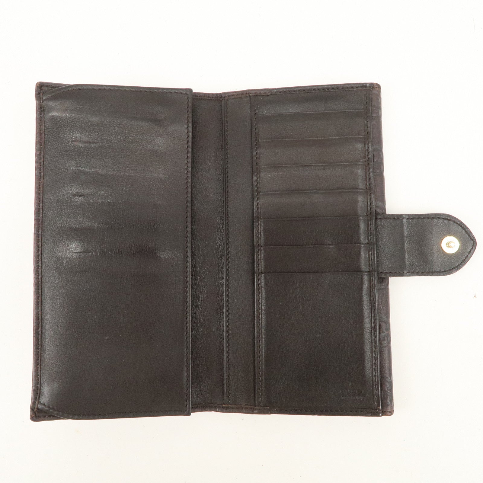 GUCCI Set of 2 GG Marmont Guccissima Leather Wallet 203550 456126 Used