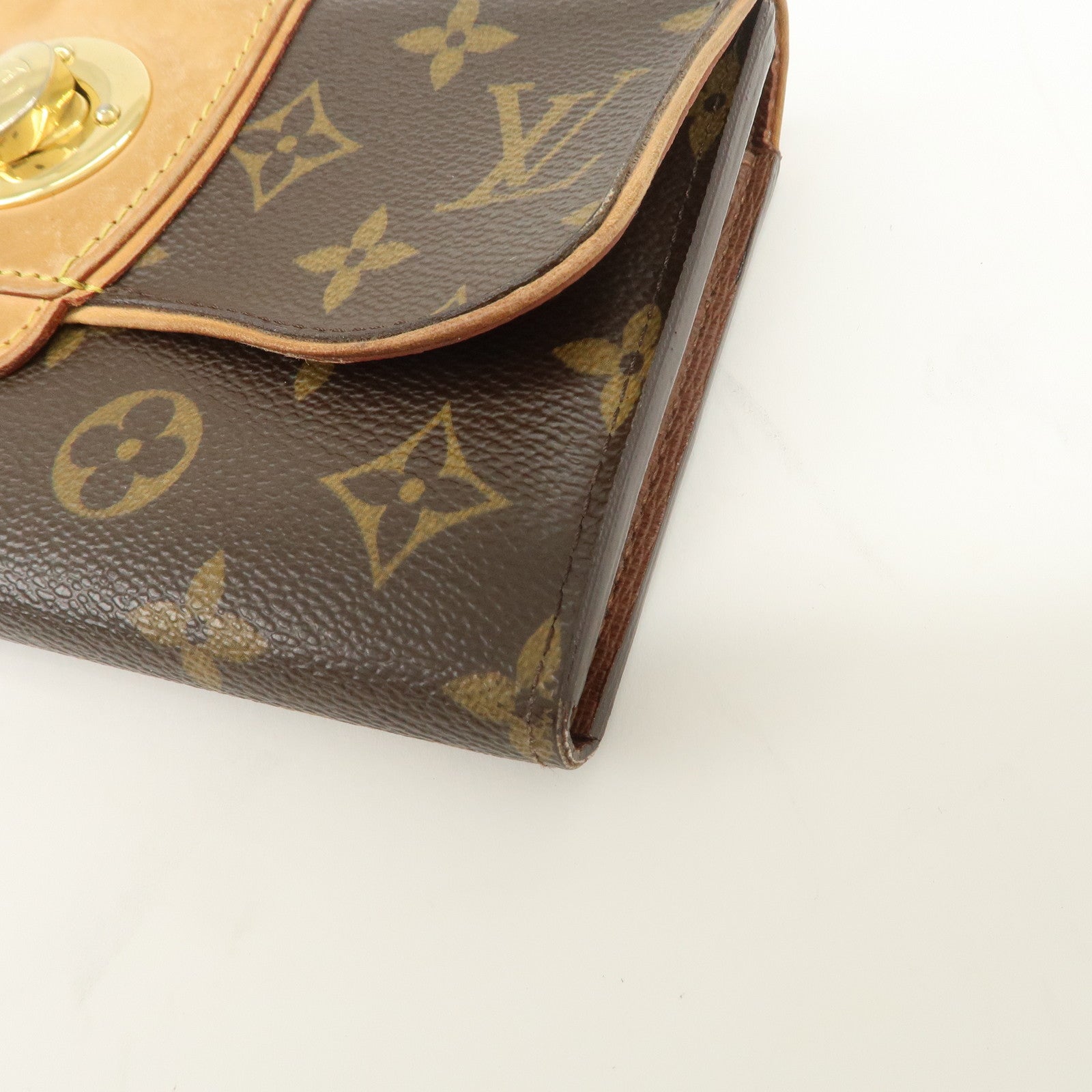 Louis Vuitton Monogran Portefeuille Boetie Long Wallet Brown M63220