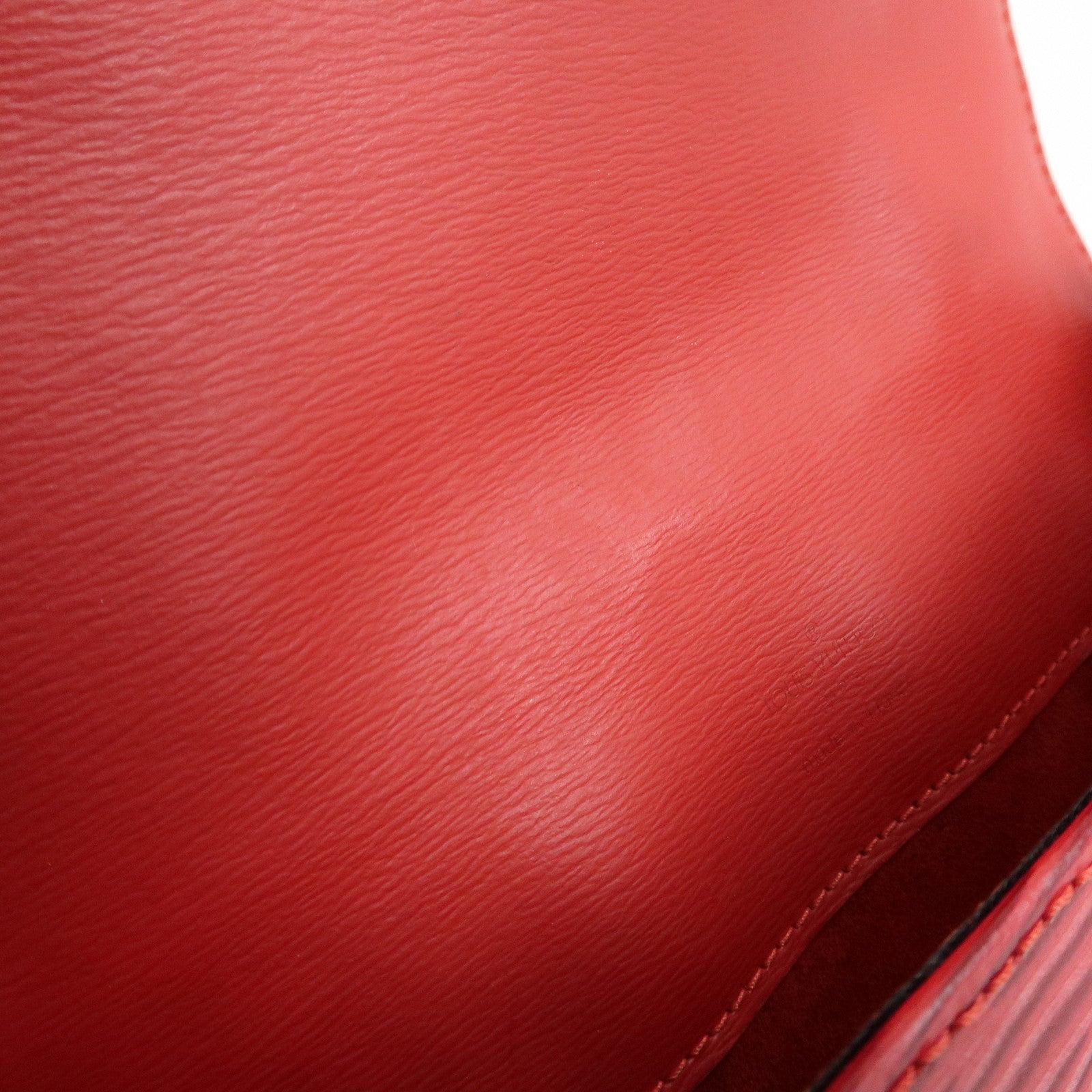Louis Vuitton Epi Leather Buci Shoulder Bag Castilian Red M52207 Used