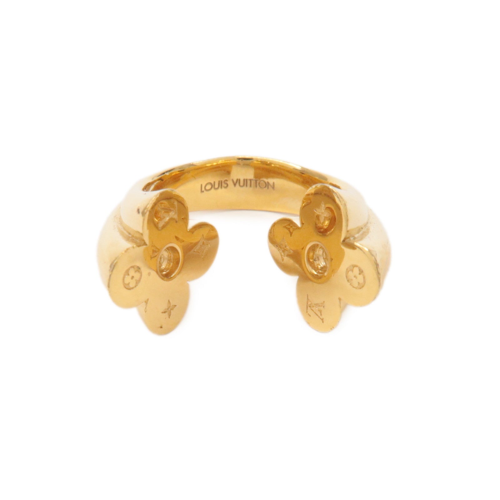 Louis Vuitton Bague First Flower Ring Metal Gold M64884