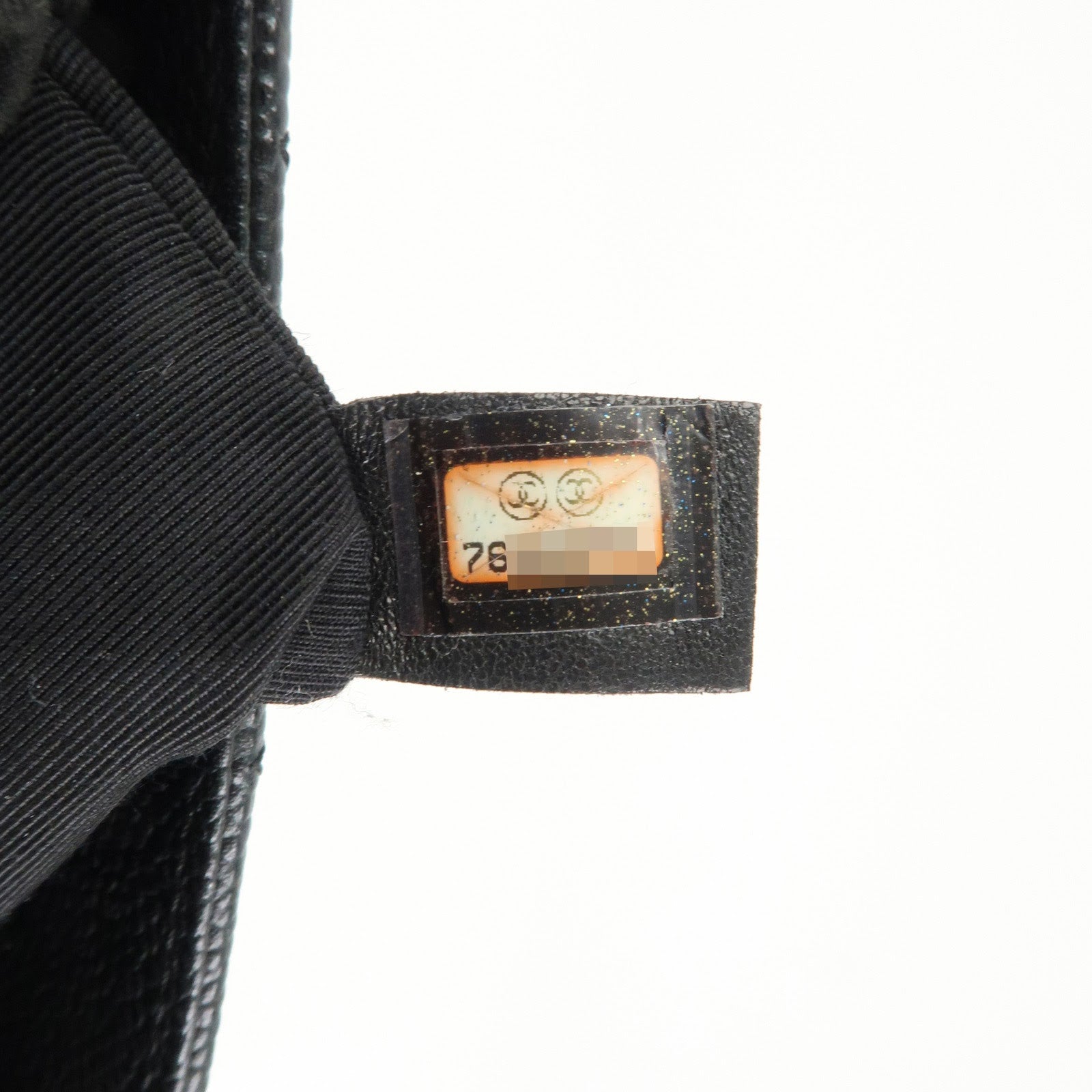 CHANEL Matelasse Caviarskin Medallion Tote Bag Hand Bag A01804