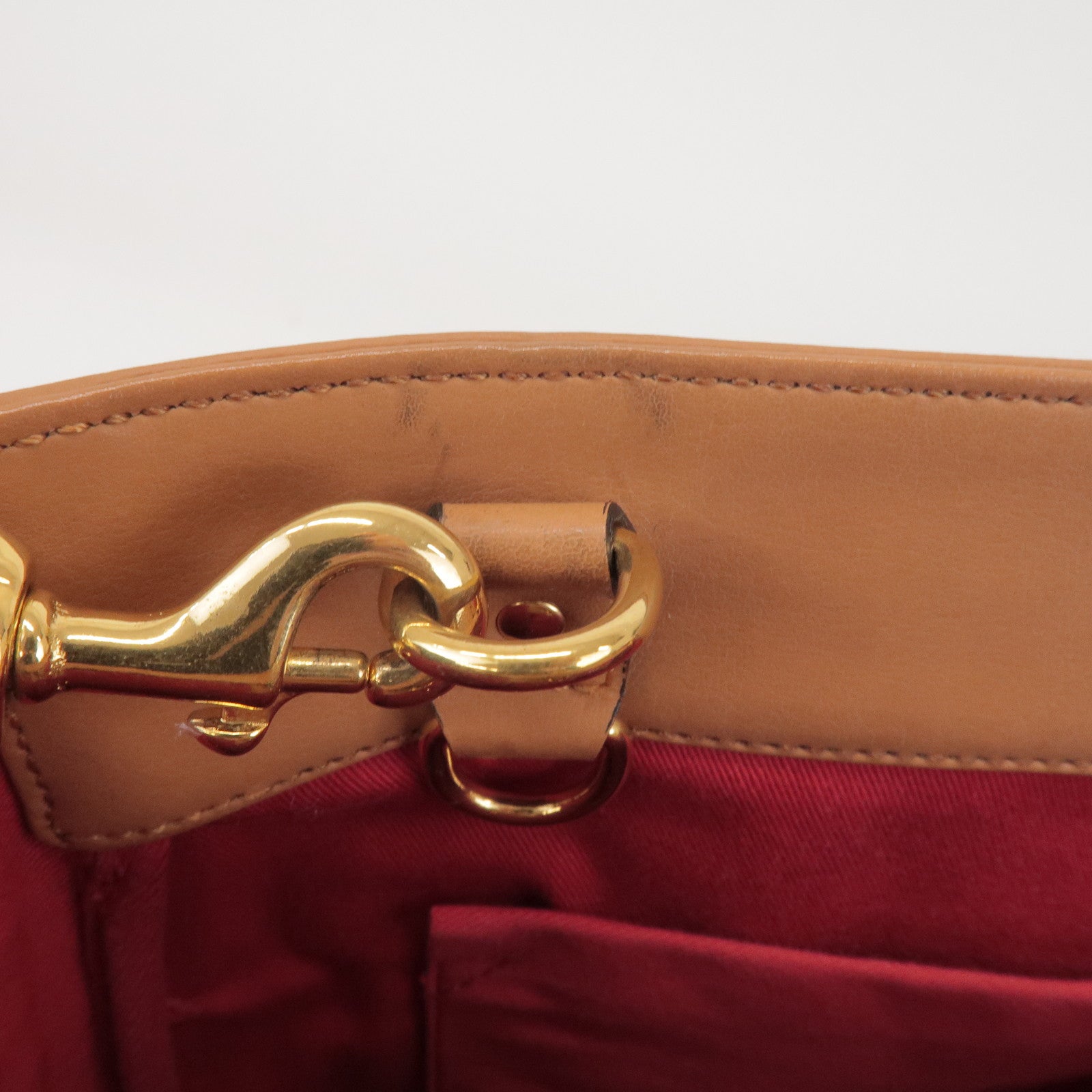 Chloe Eden Leather Tote Bag Shoulder Bag Hand Bag Brown