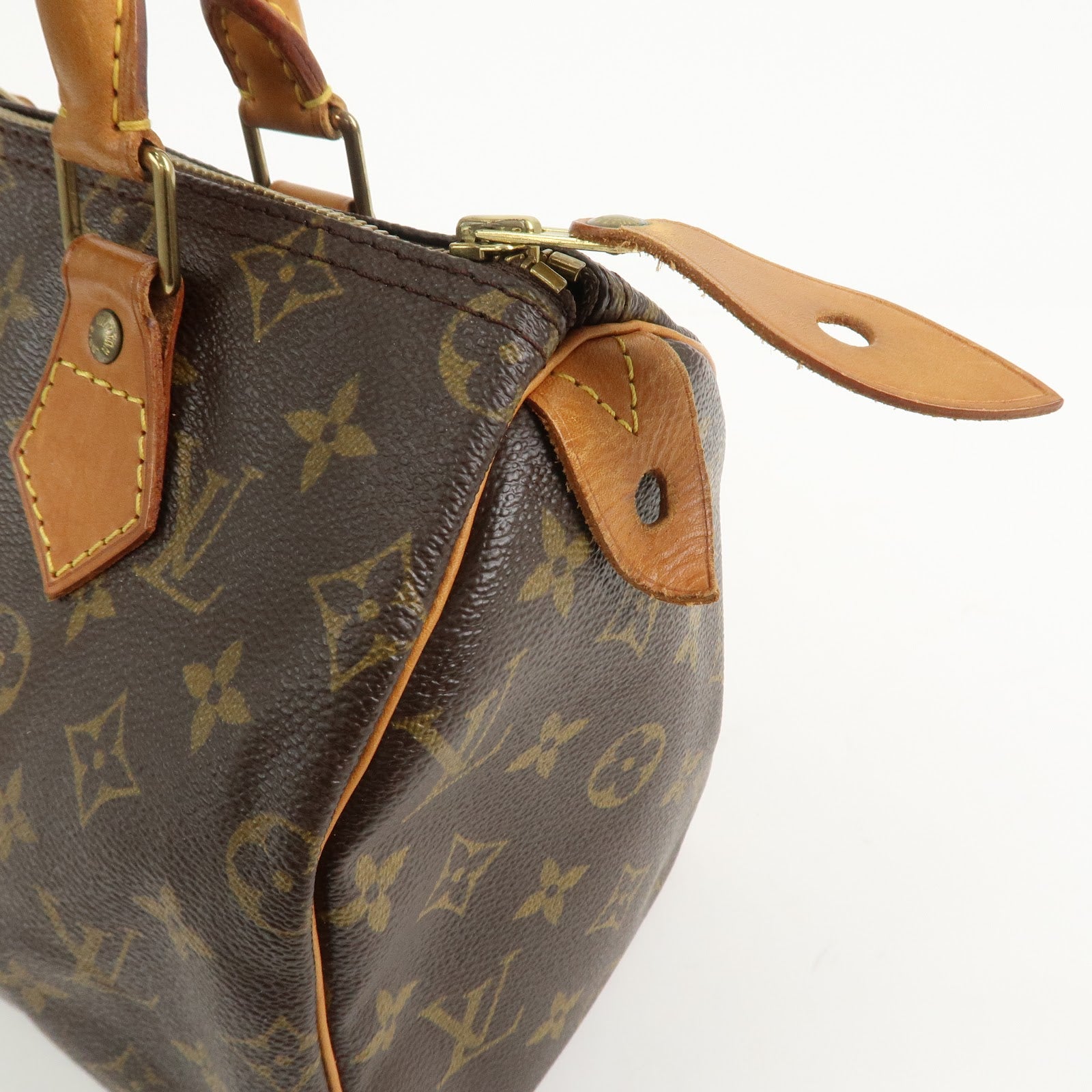 Louis Vuitton Monogram Speedy 25 Boston Bag Hand Bag Brown M41528