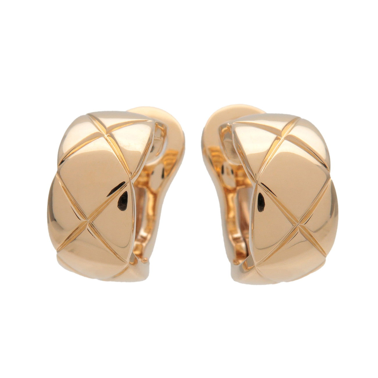 CHANEL COCO Crush Earrings K18 750YG Yellow Gold J11134