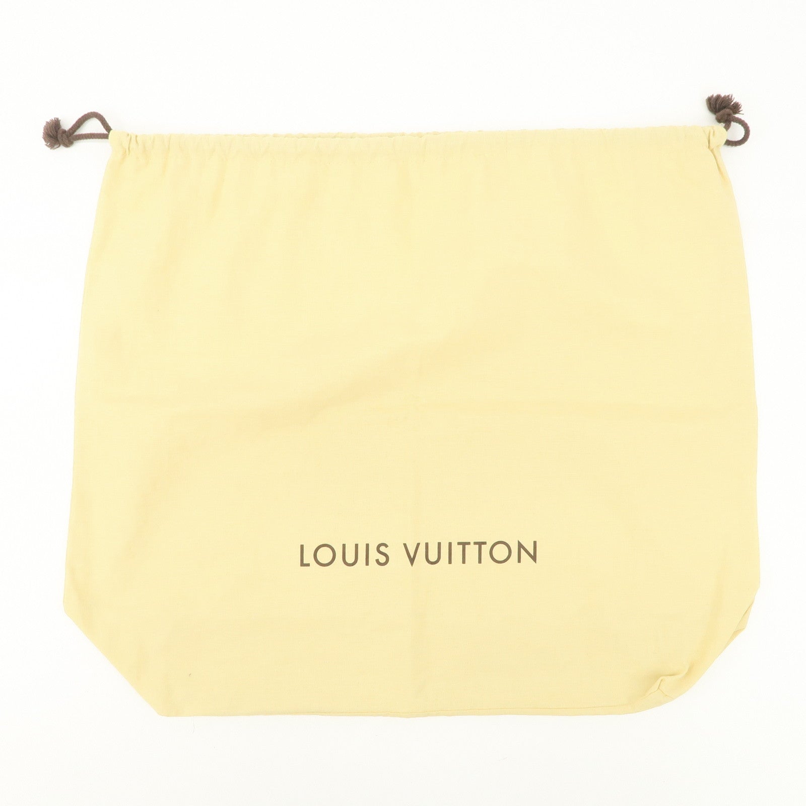 Louis Vuitton Set of 10 Dust Bag Storage Bag Drawstring Style Beige Used