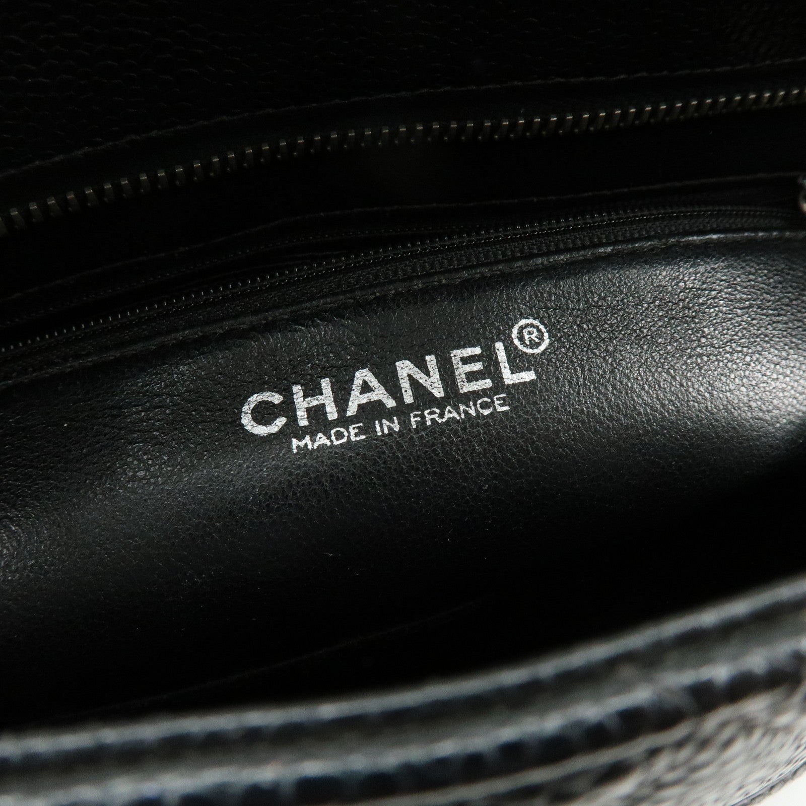 CHANEL Matelasse COCO Mark Medallion Tote Bag Hand Bag Black A01804