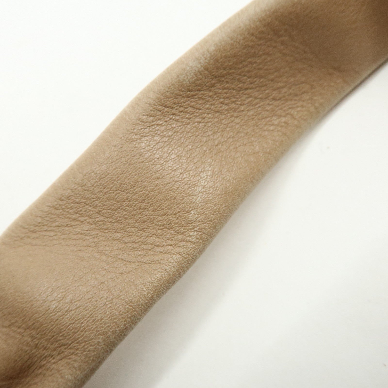 CHANEL COCO Mark Lamb Skin Hand Bag Pink Beige