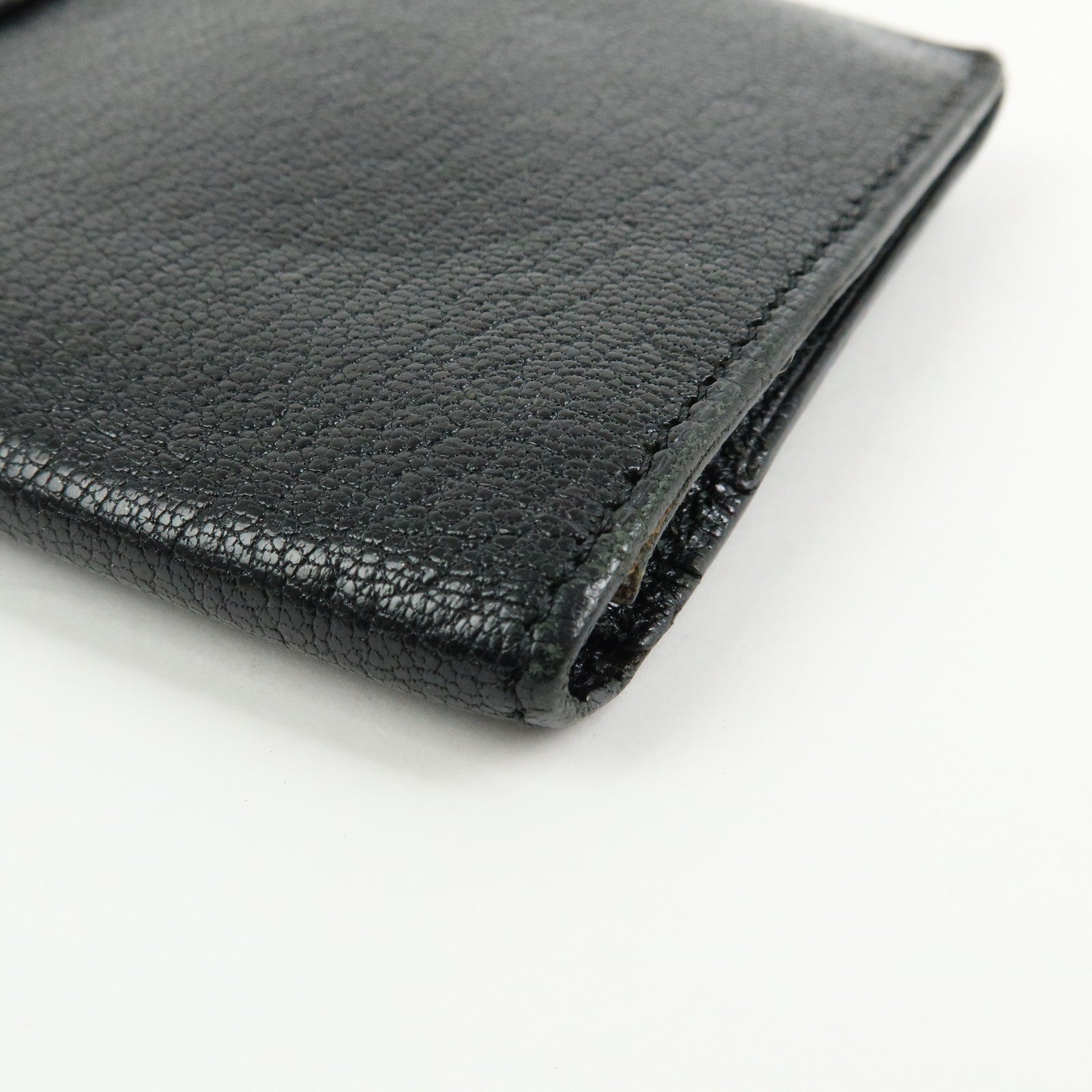 HERMES Bテゥarn Classic Chevre Long Wallet □I Stamped Black