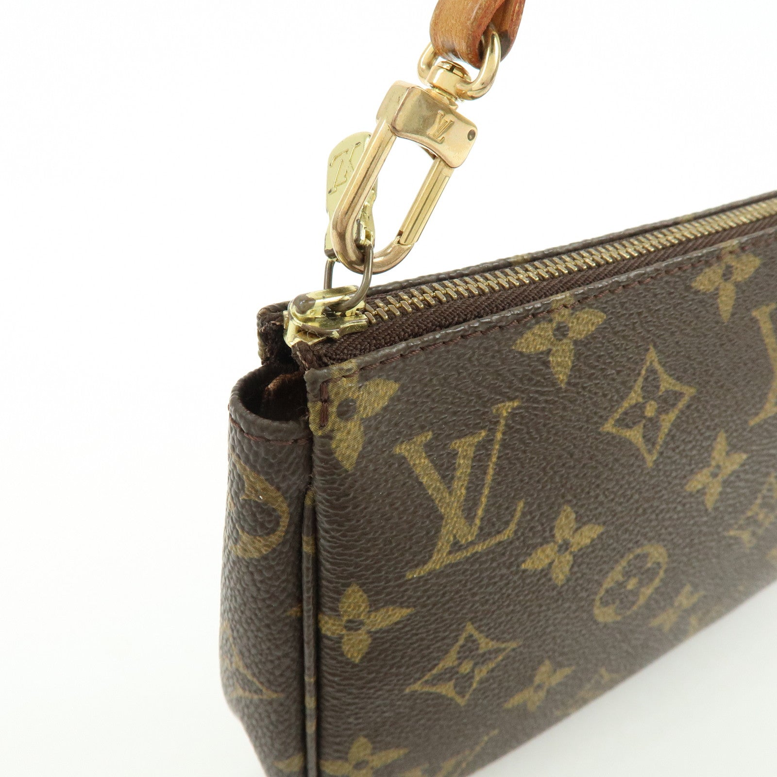 Louis Vuitton Monogram Pochette Accessoires Pouch Hand Bag M51980