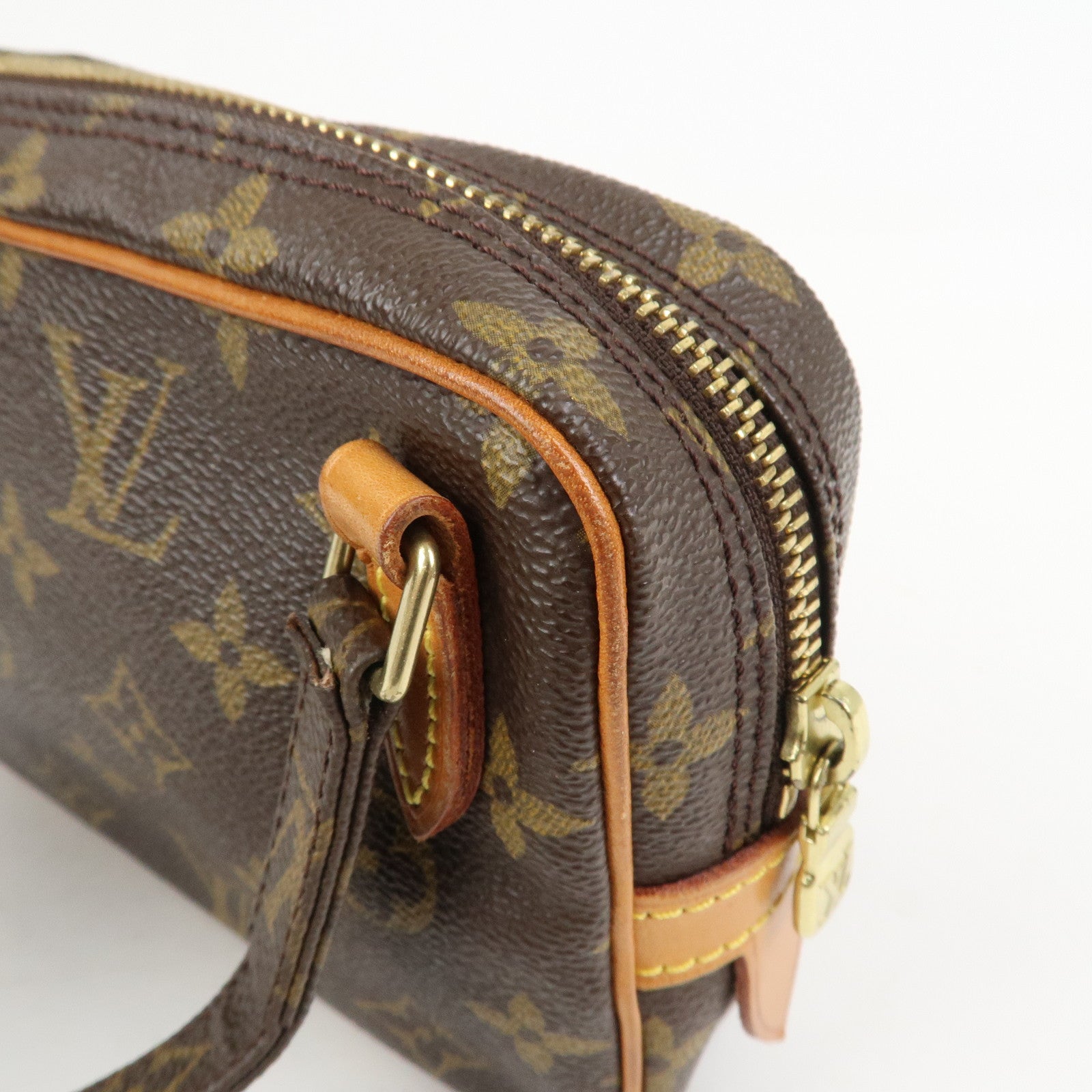 Louis Vuitton Monogram Pochette Marly Bandouliere Bag Brown M51828