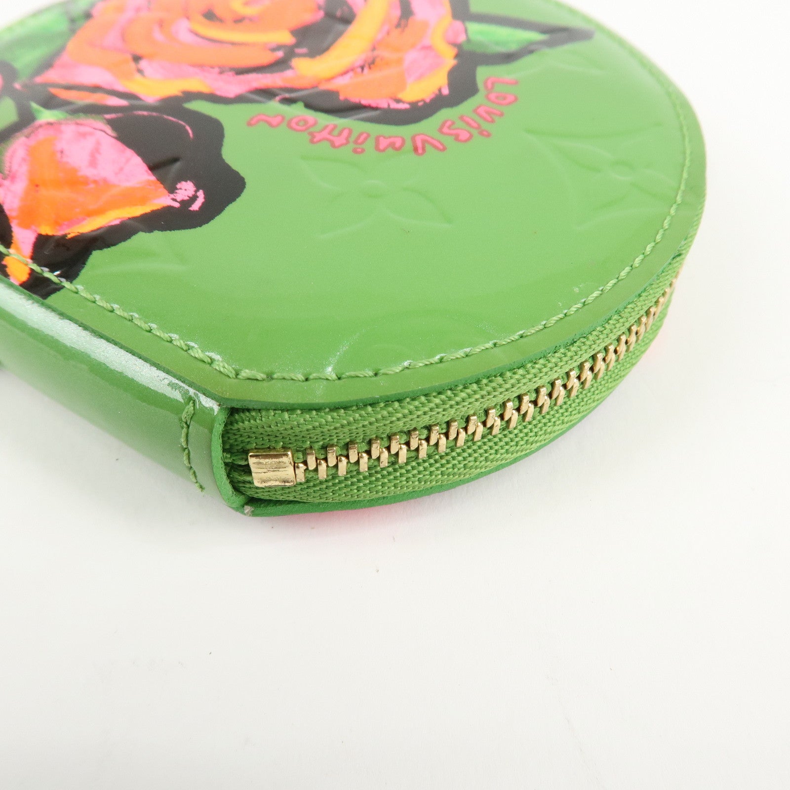 Louis Vuitton Monogram Vernis Porte Monnaie Chapeau Coin Case M93692 Used