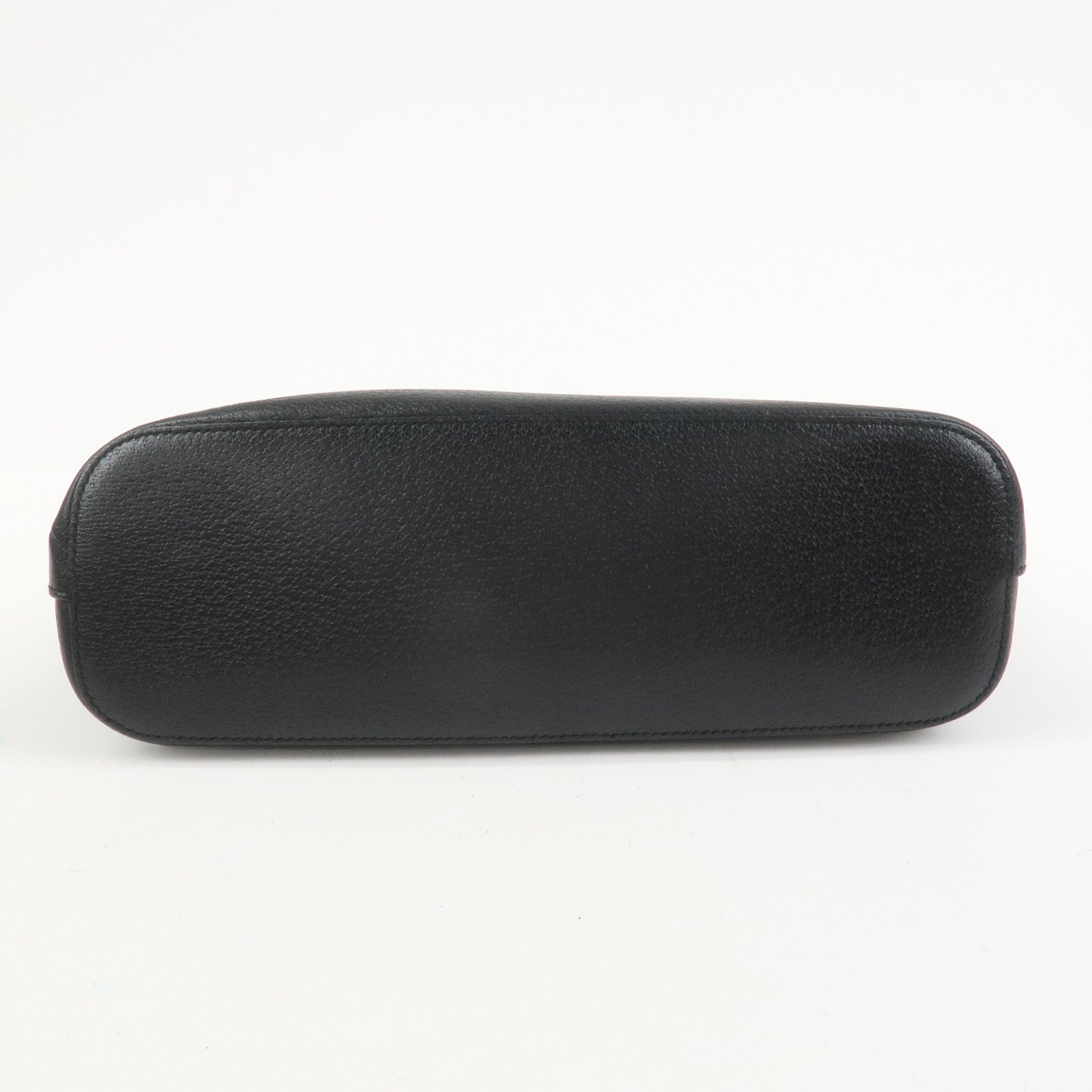 GUCCI Leather Shoulder Bag Hand Bag Black 115003