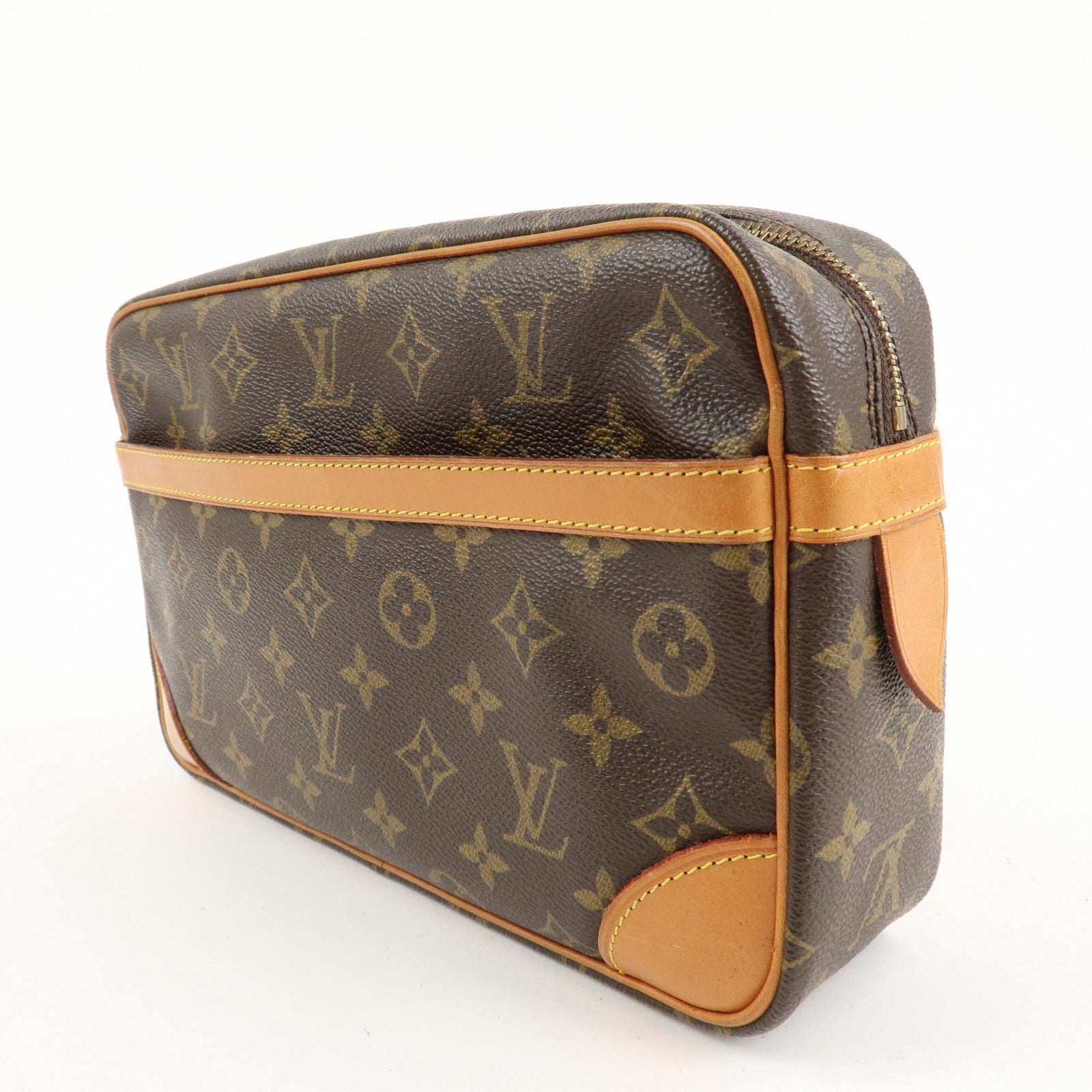 Louis Vuitton Monogram Compiegne 28 Pouch Clutch Bag M51845 Used