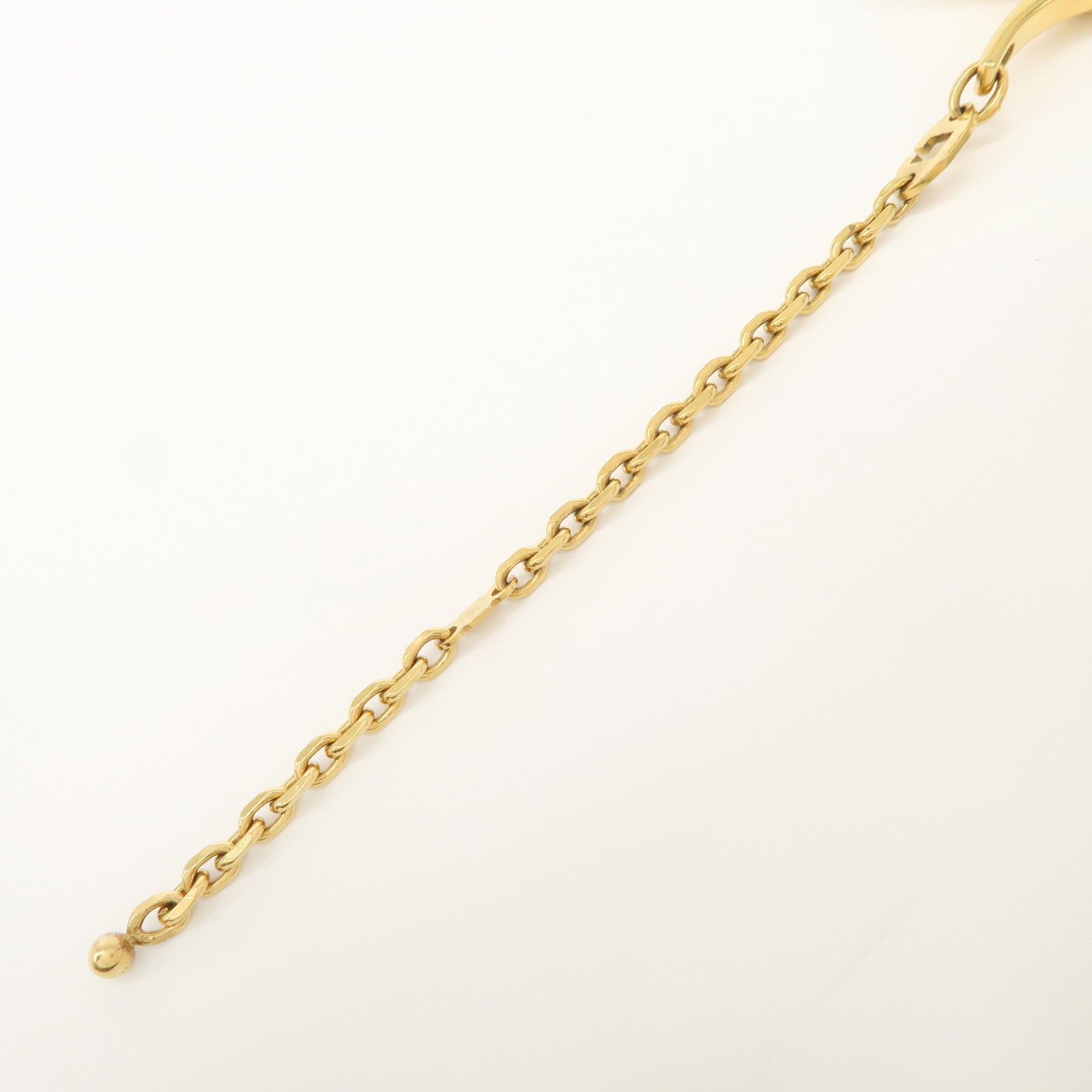 HERMES Filou Metal Glove Holder Charm Gold 000833G