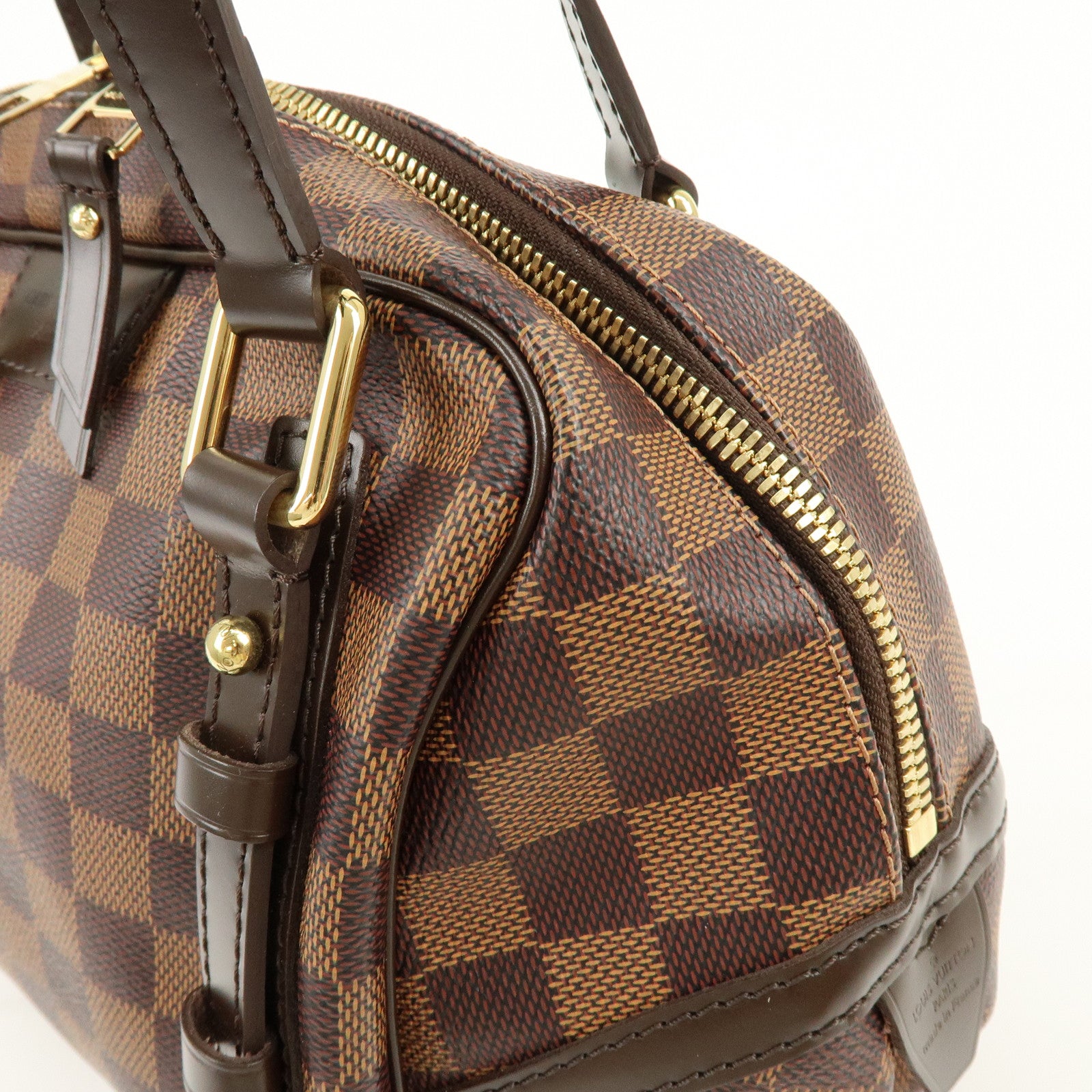 Louis Vuitton Damier Ebene Rivington PM Shoulder Hand Bag N41157