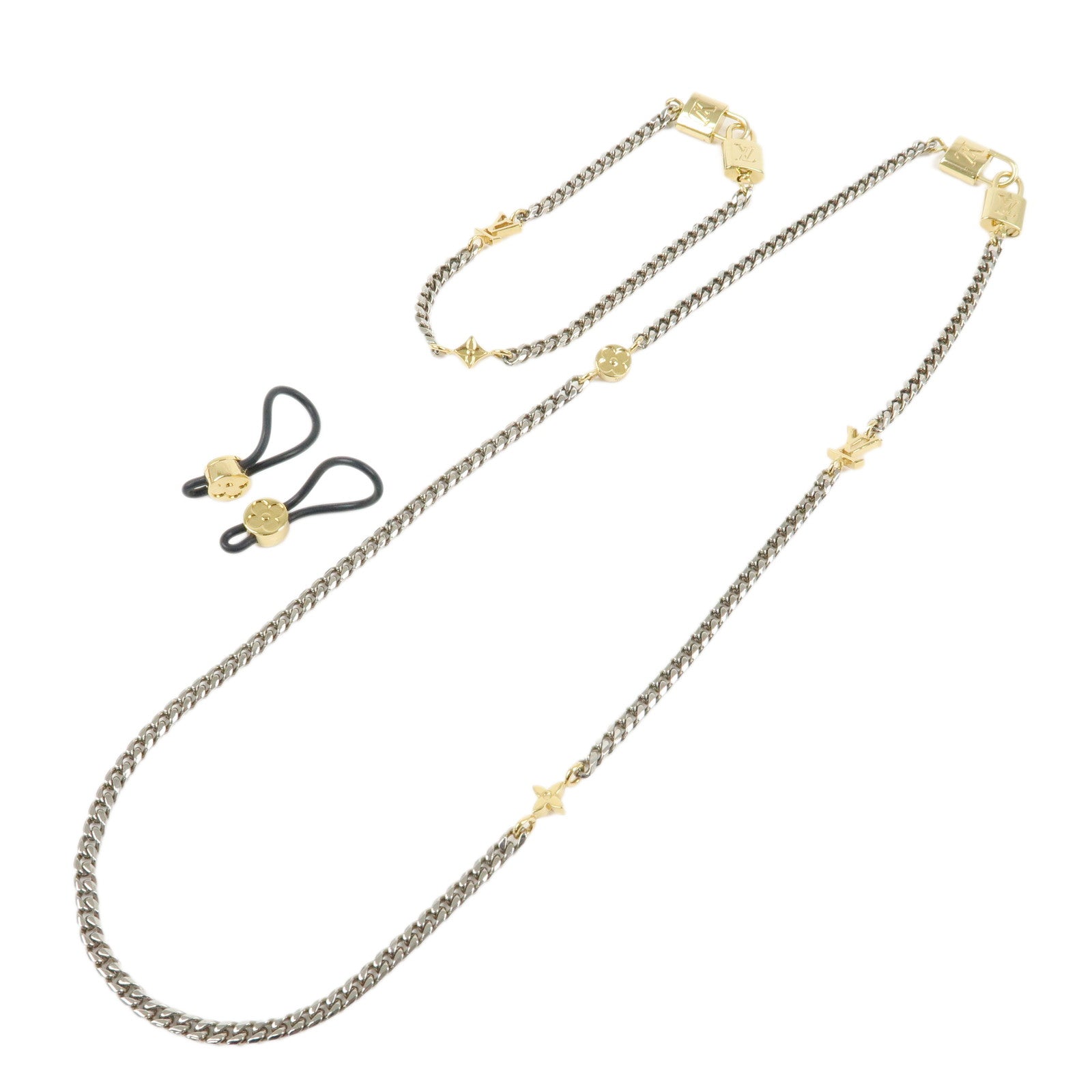 Louis Vuitton Metal 3-In-1 Glasses Chain Necklace Bracelet M00347