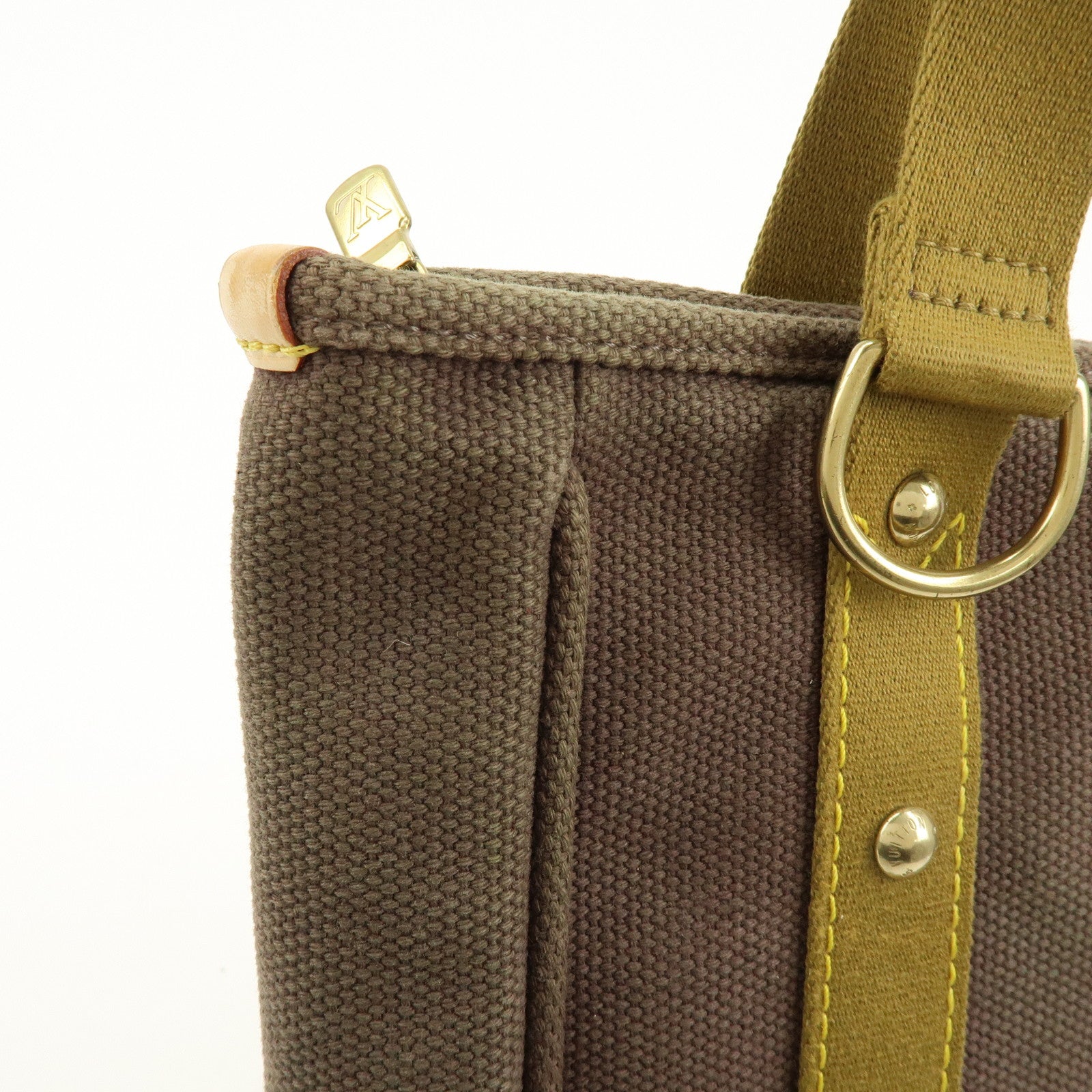 Louis Vuitton Antigua Cabas MM Tote Bag Shoulder Bag Brown M40086