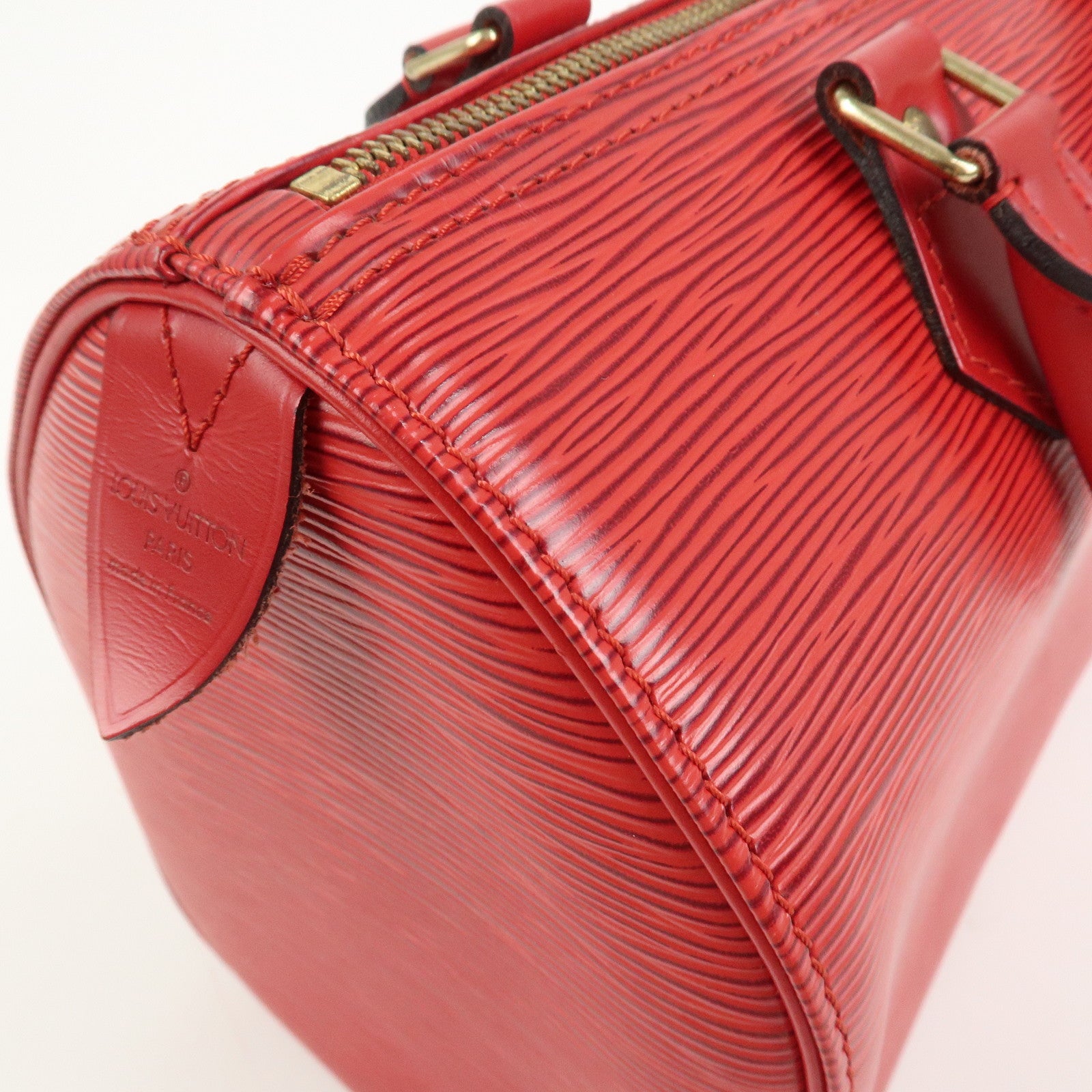 Louis Vuitton Epi Leather Speedy 30 Boston Bag Castilian Red M41526