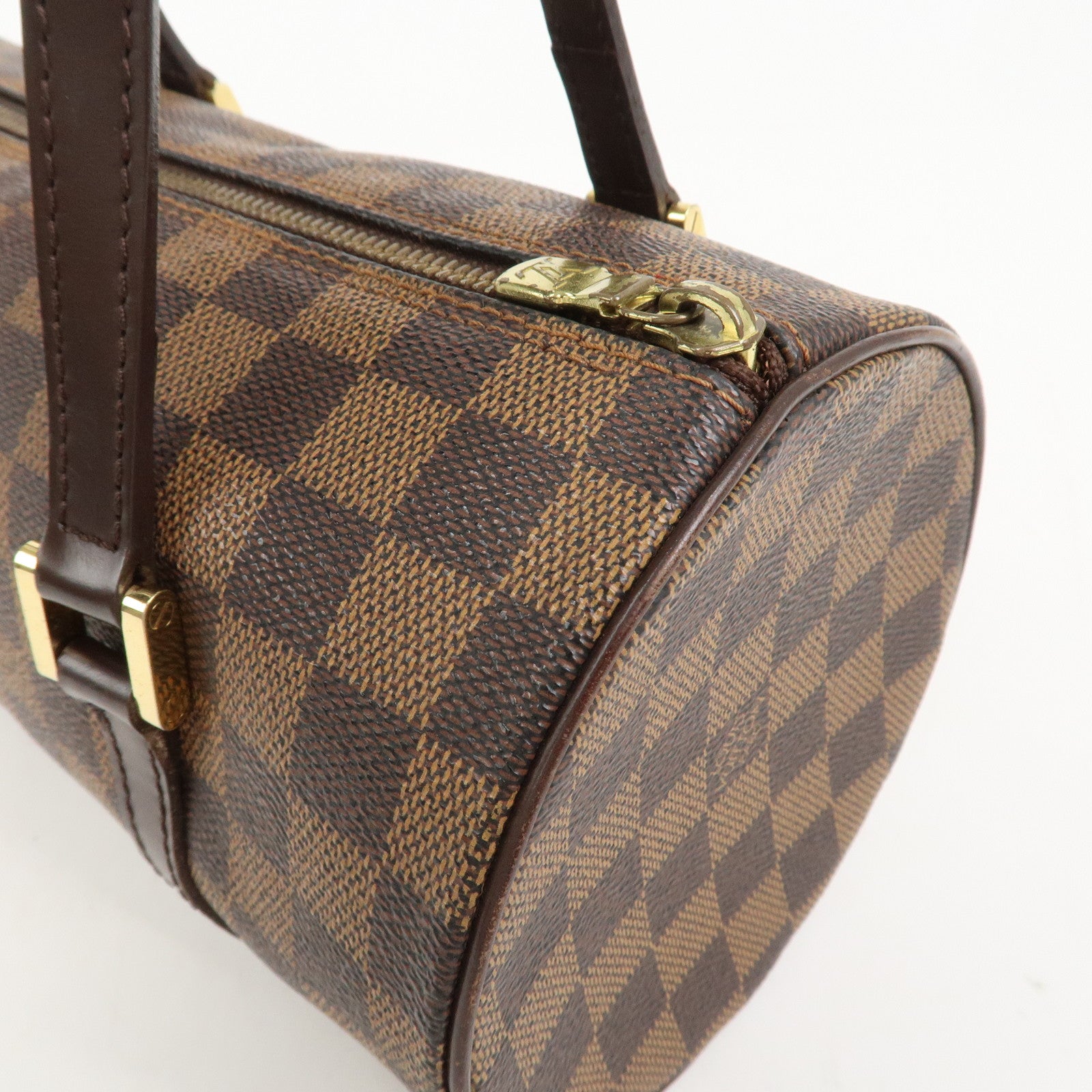 Louis Vuitton Damier Ebene Papillon 26 Hand Bag Brown N51304