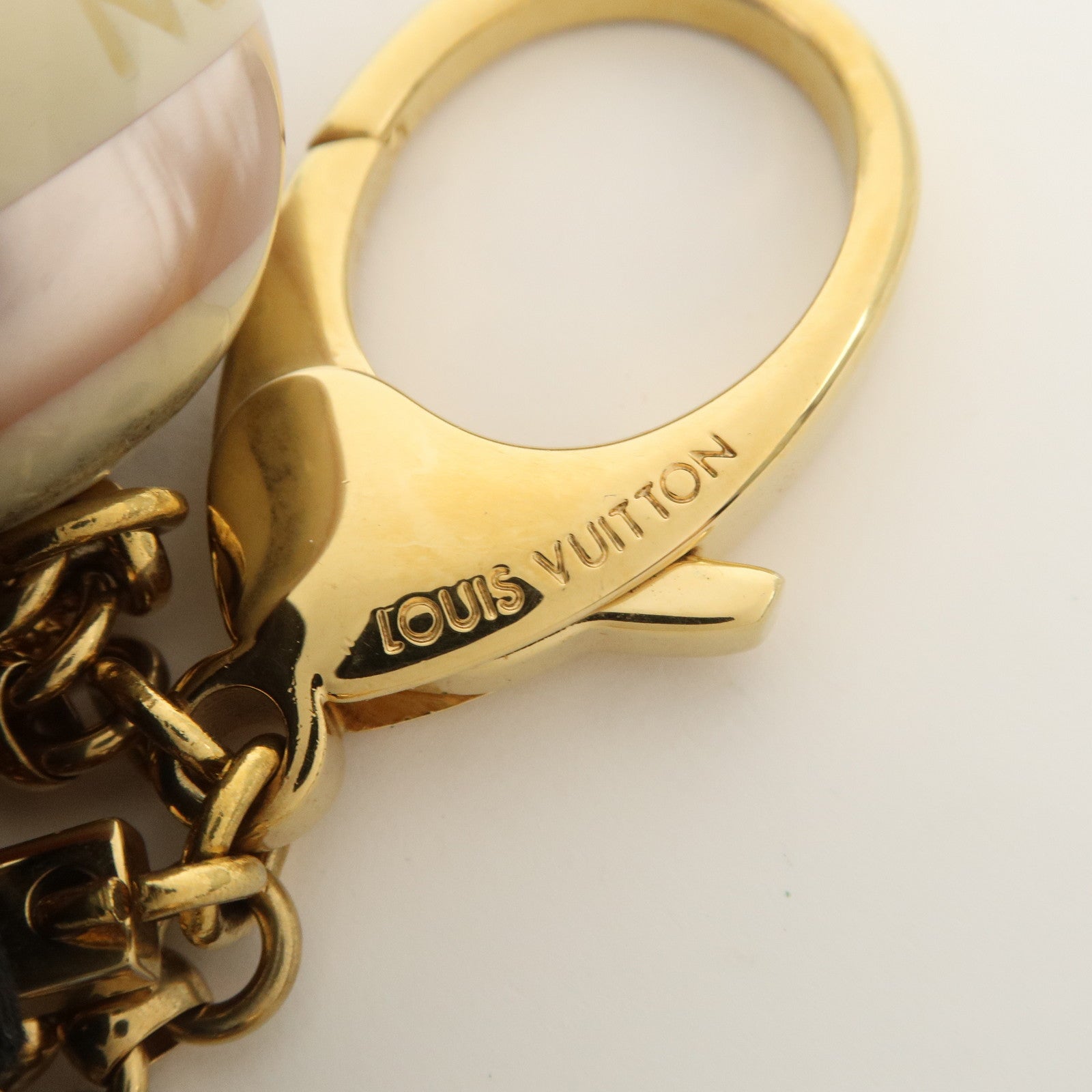 Louis Vuitton Bijou Sac Mini Lin Metal Bag Charm Key Charm M65643