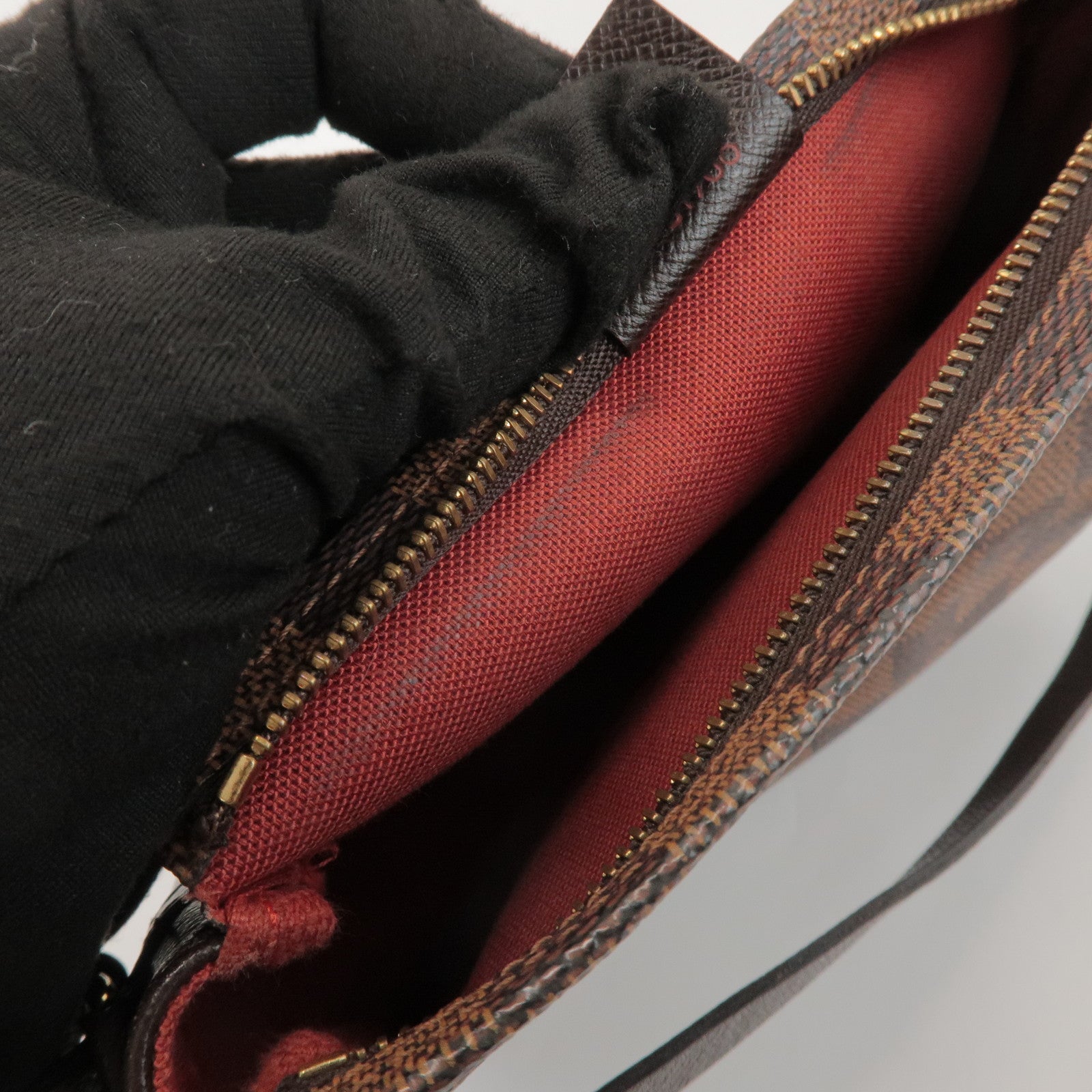 Louis Vuitton Damier Trousse Makeup Accessory Pouch Brown N51982