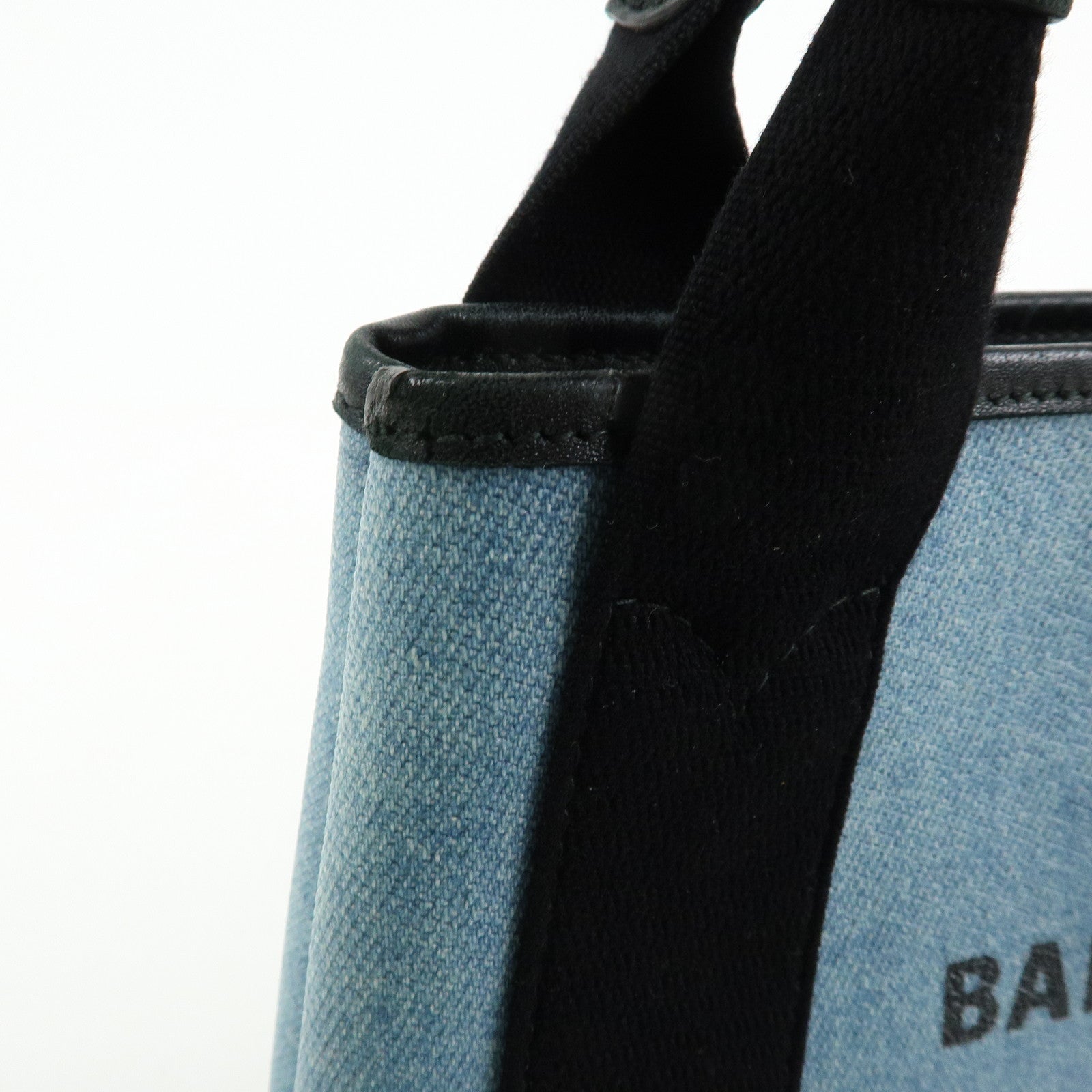 BALENCIAGA Navy Cabas XS 2WAY Bag 390346