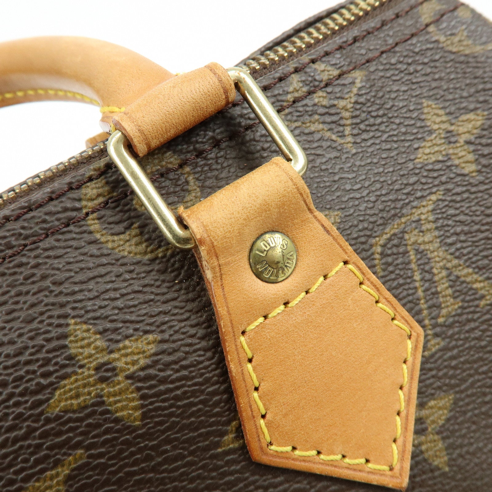 Louis Vuitton Monogram Speedy 25 Boston Bag Hand Bag Brown M41528