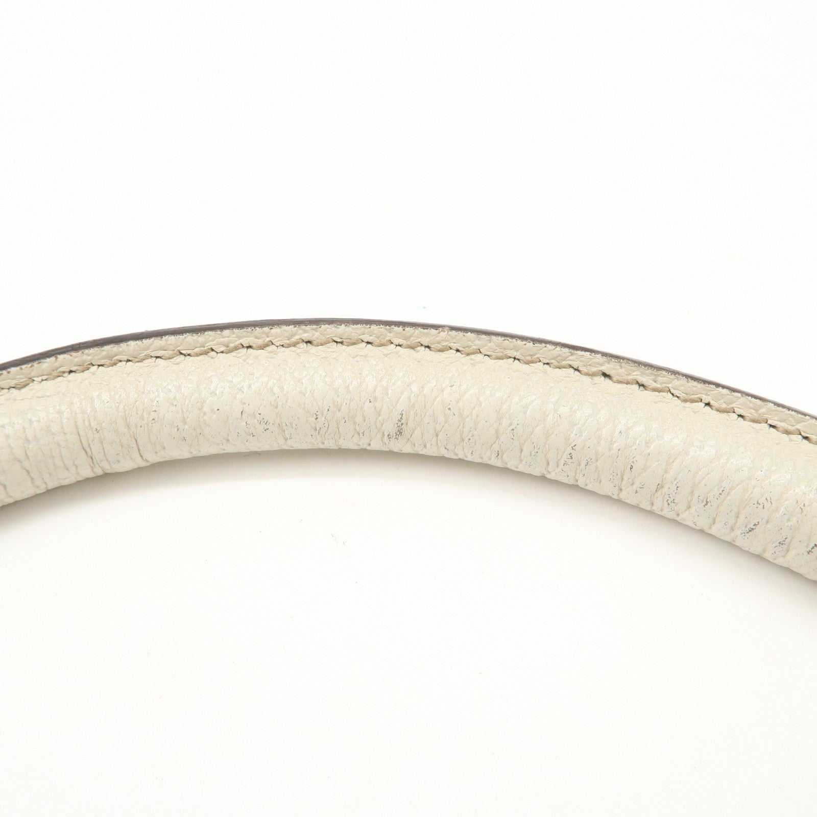 GUCCI Abbey GG Canvas Leather Shoulder Bag Ivory Pink 130738 Used