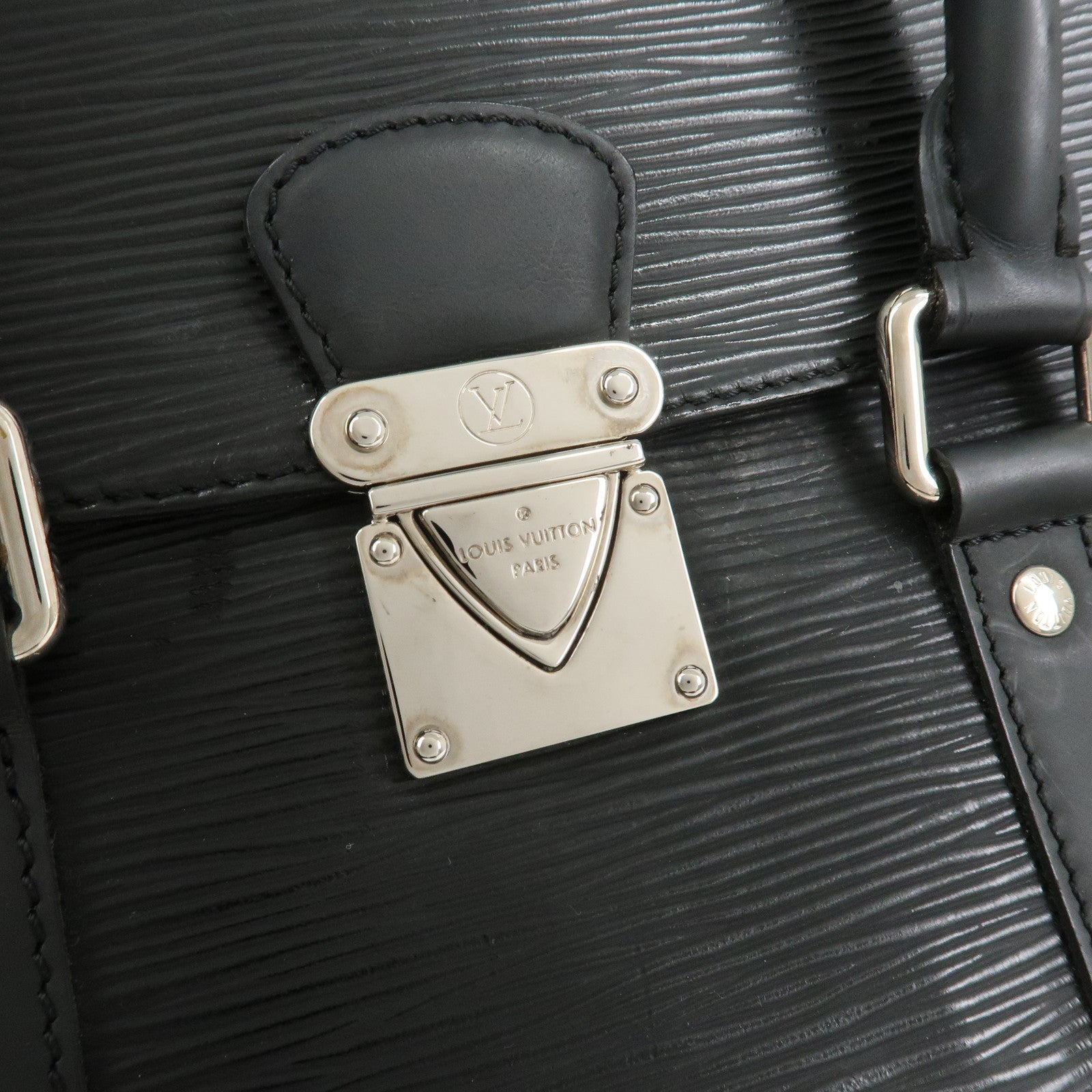 Louis Vuitton Epi Segur PM Hand Bag Noir Black M58822