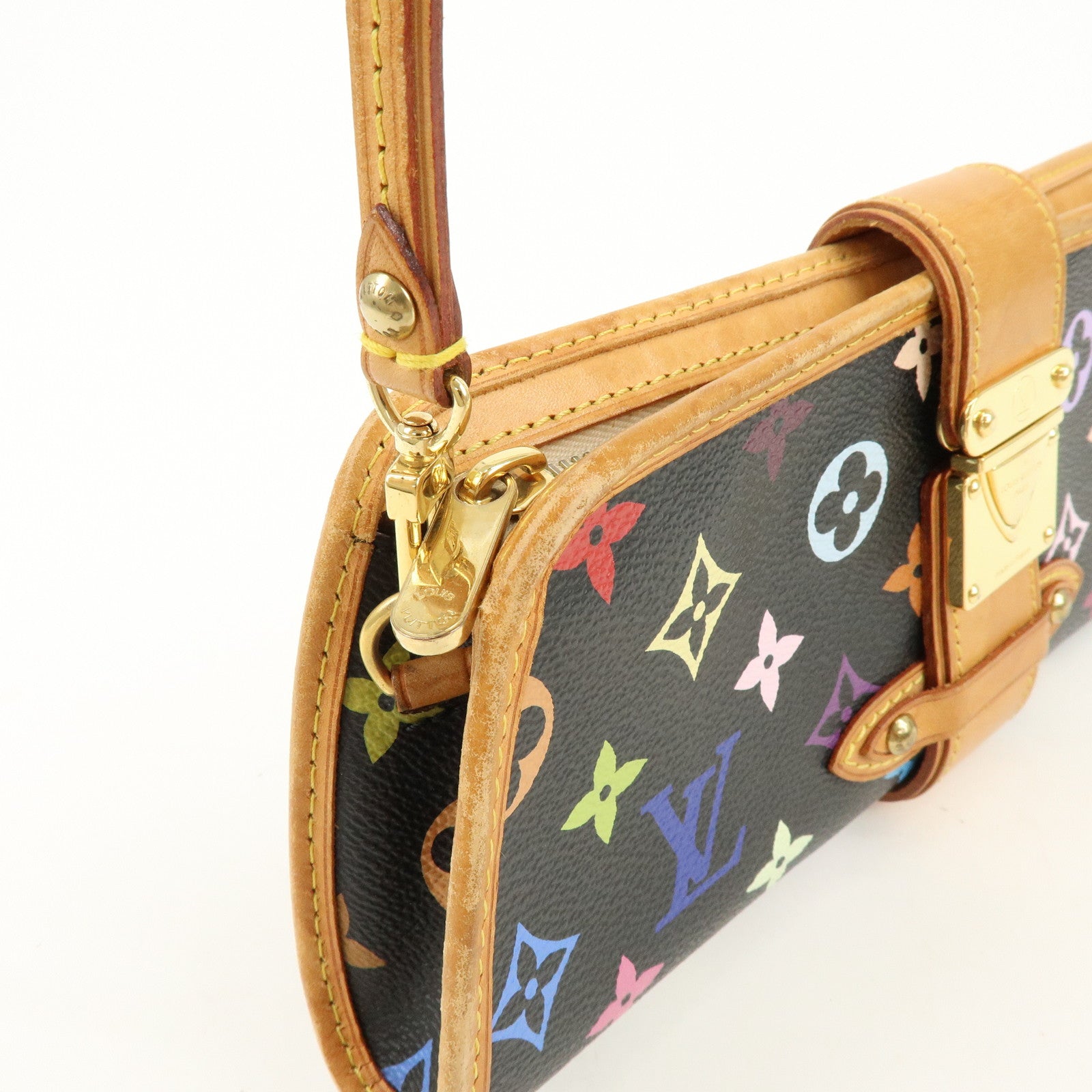 Louis Vuitton Monogram Multi Color Shirley Shoulder Bag Noir M40050
