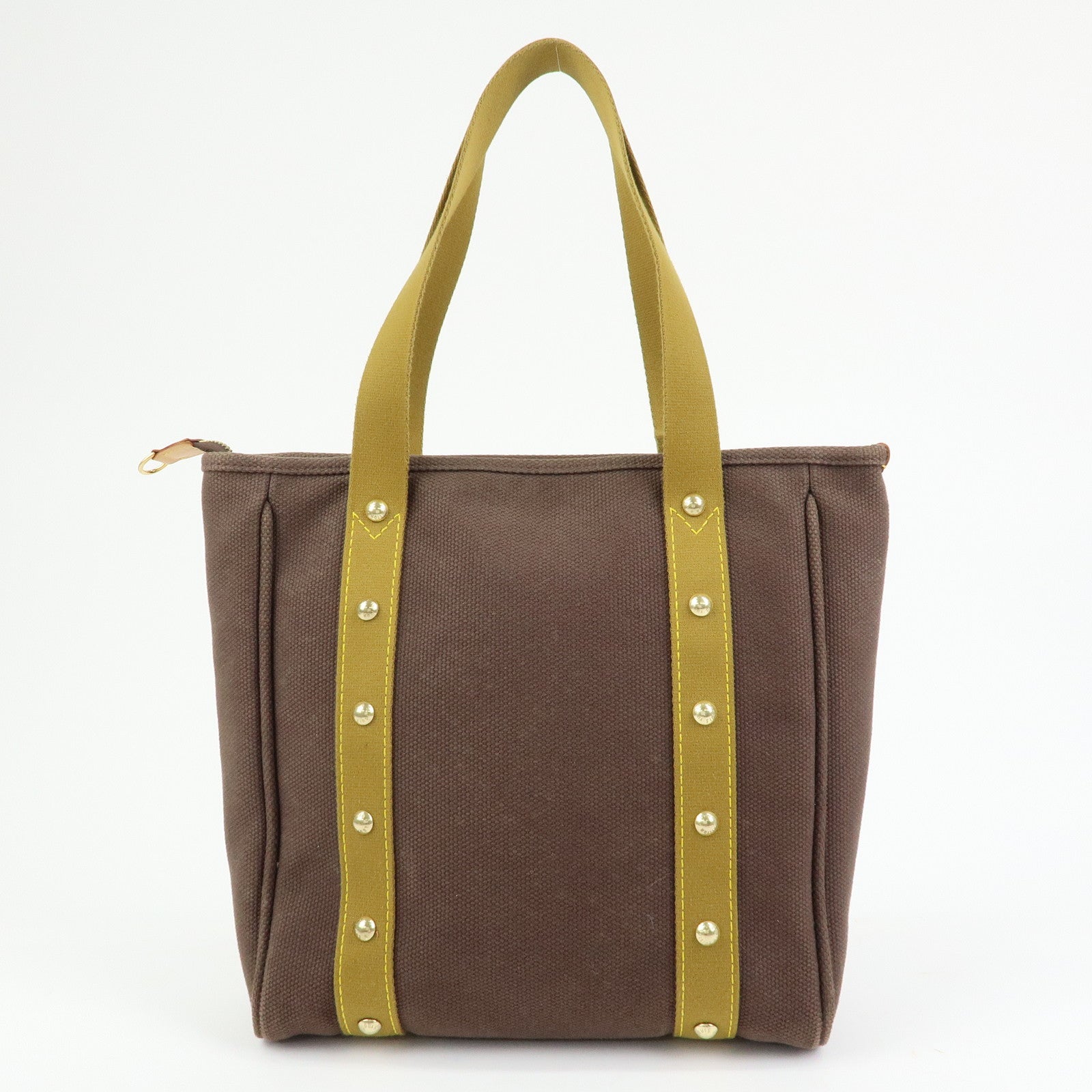 Louis Vuitton Antigua Cabas MM Tote Bag Shoulder Bag Brown M40086