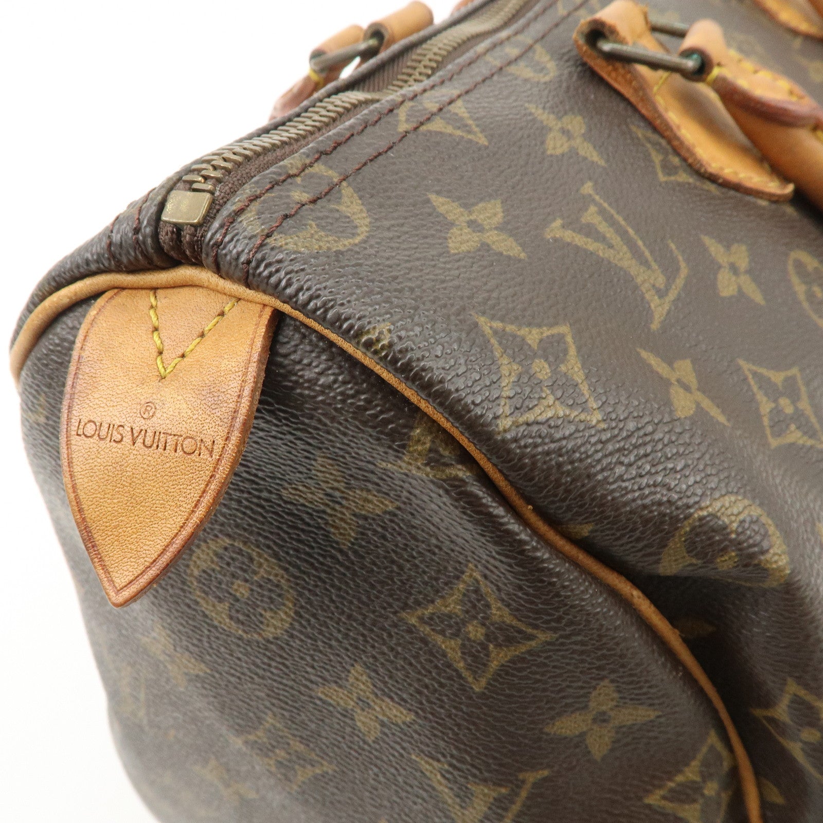 Louis Vuitton Monogram Speedy 35 Hand Bag Boston Bag M41524 Used