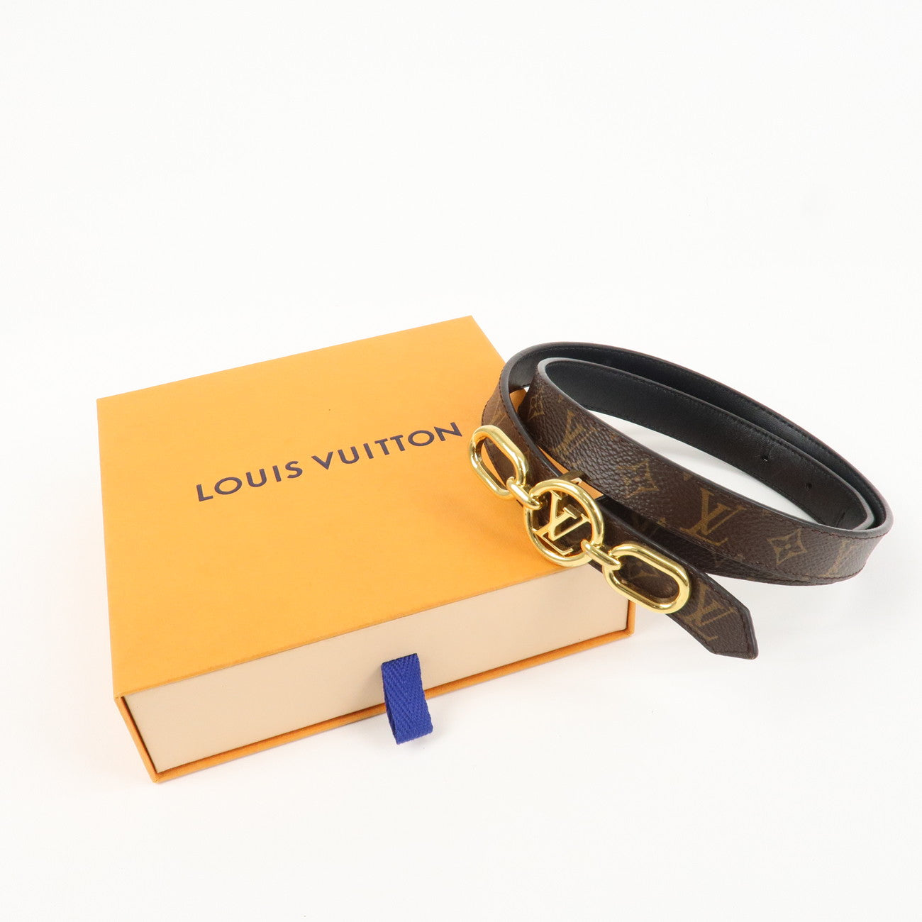 Louis Vuitton Monogram Canvas LV Circle Prime Belt 75/30 M0510 Used